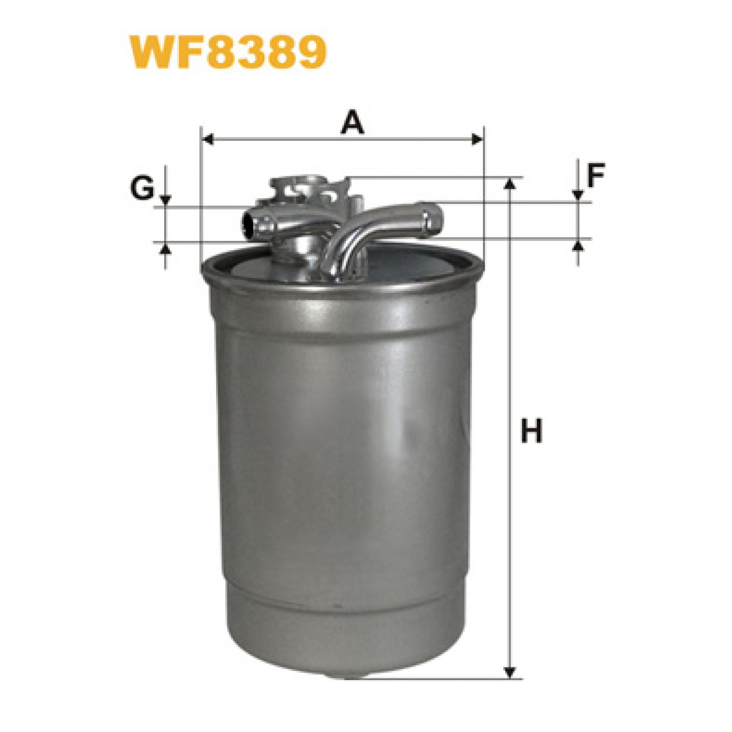 Brændstof-filter WIX FILTERS WF8389