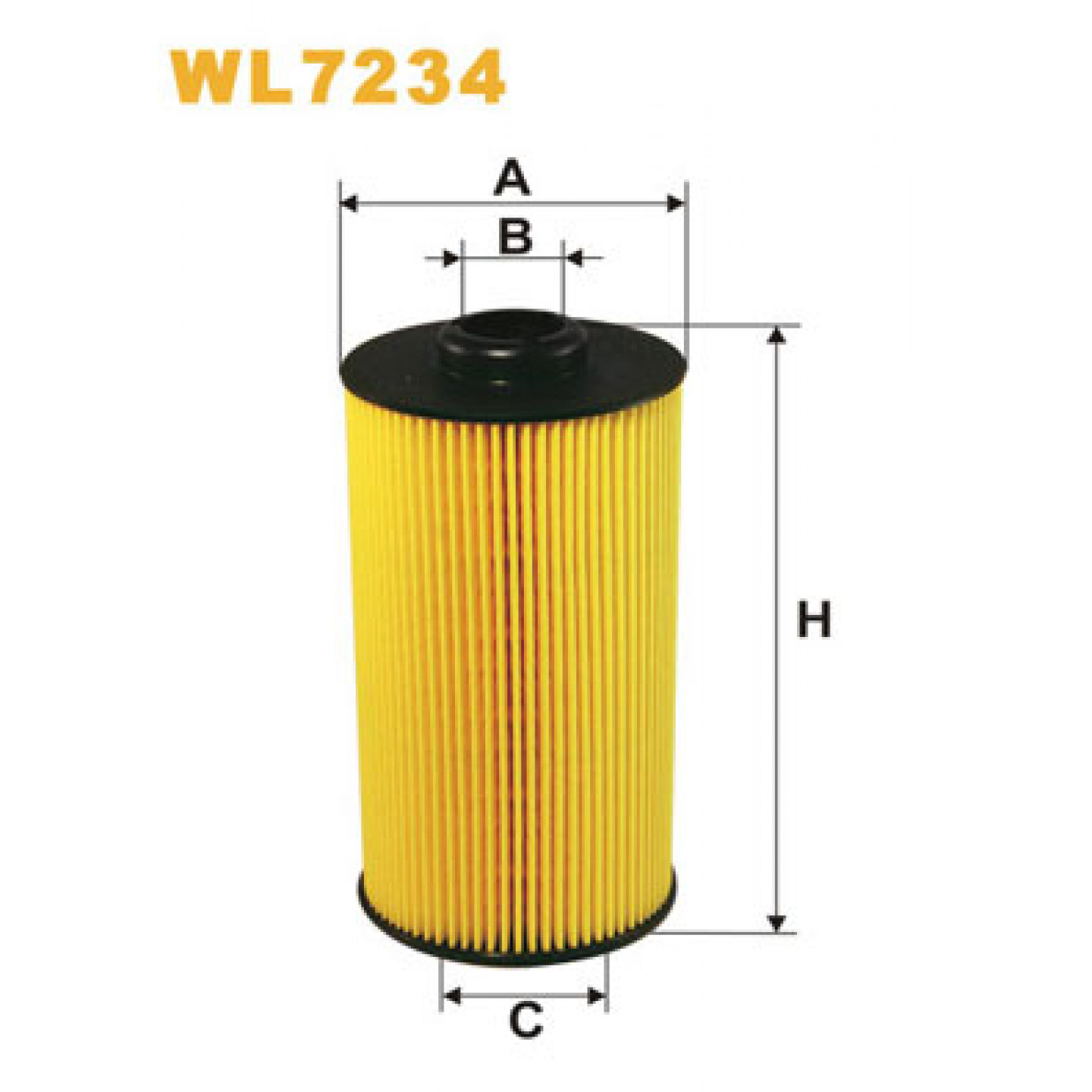 Filtro de aceite WIX FILTERS WL7234