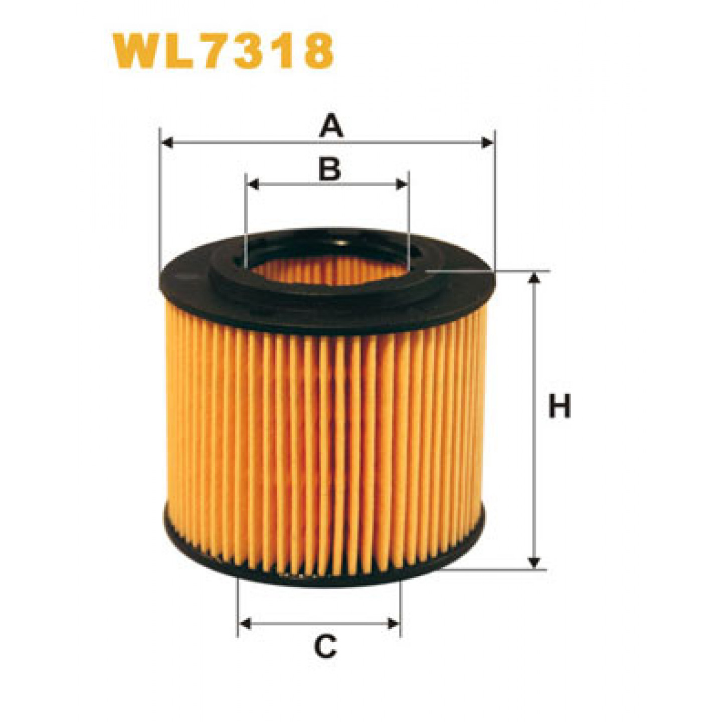 Filtro de aceite WIX FILTERS WL7318