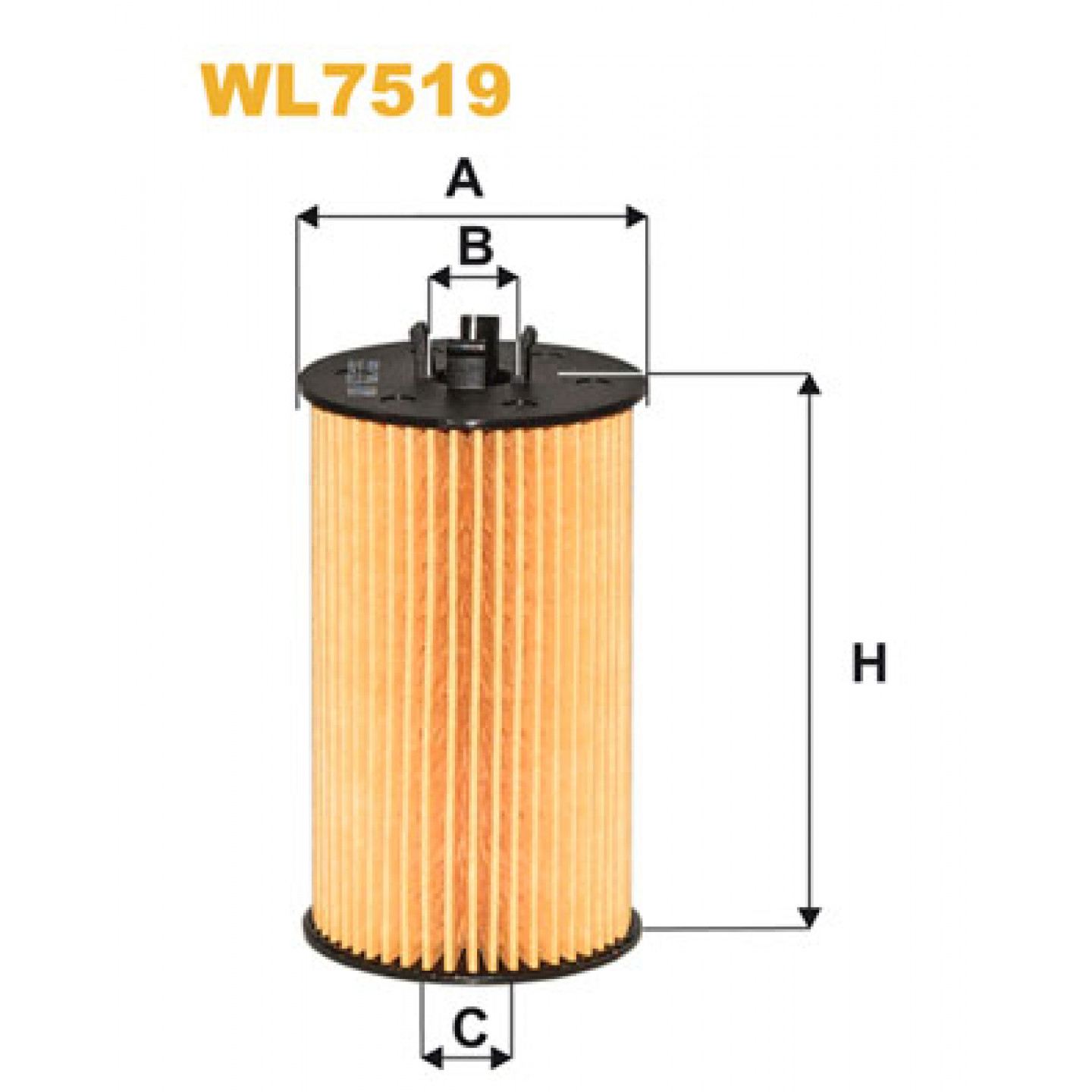 Oliefilter WIX FILTERS WL7519