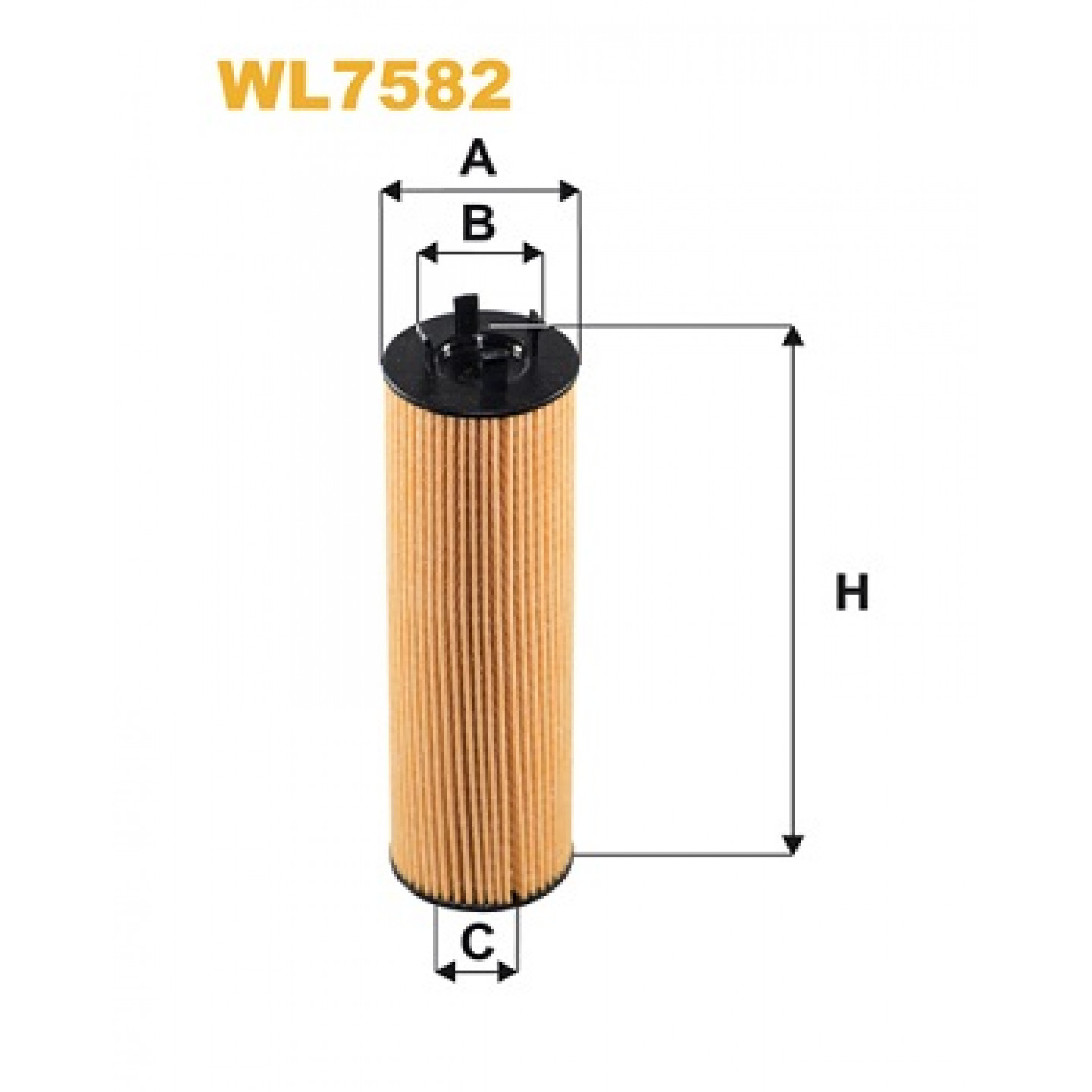 Filtre à huile WIX FILTERS WL7582
