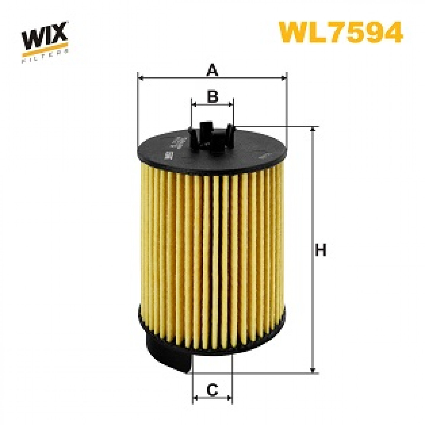Filtre à huile WIX FILTERS WL7594