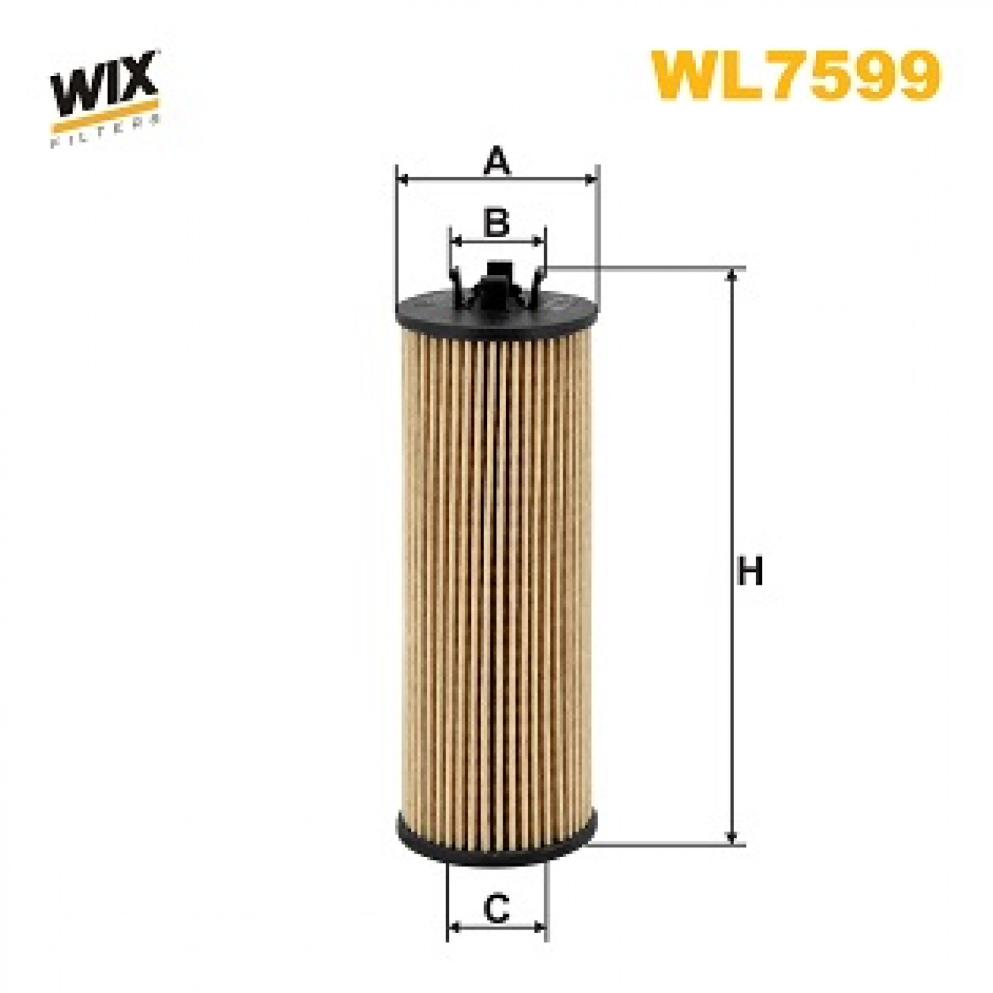 Filtre à huile WIX FILTERS WL7599