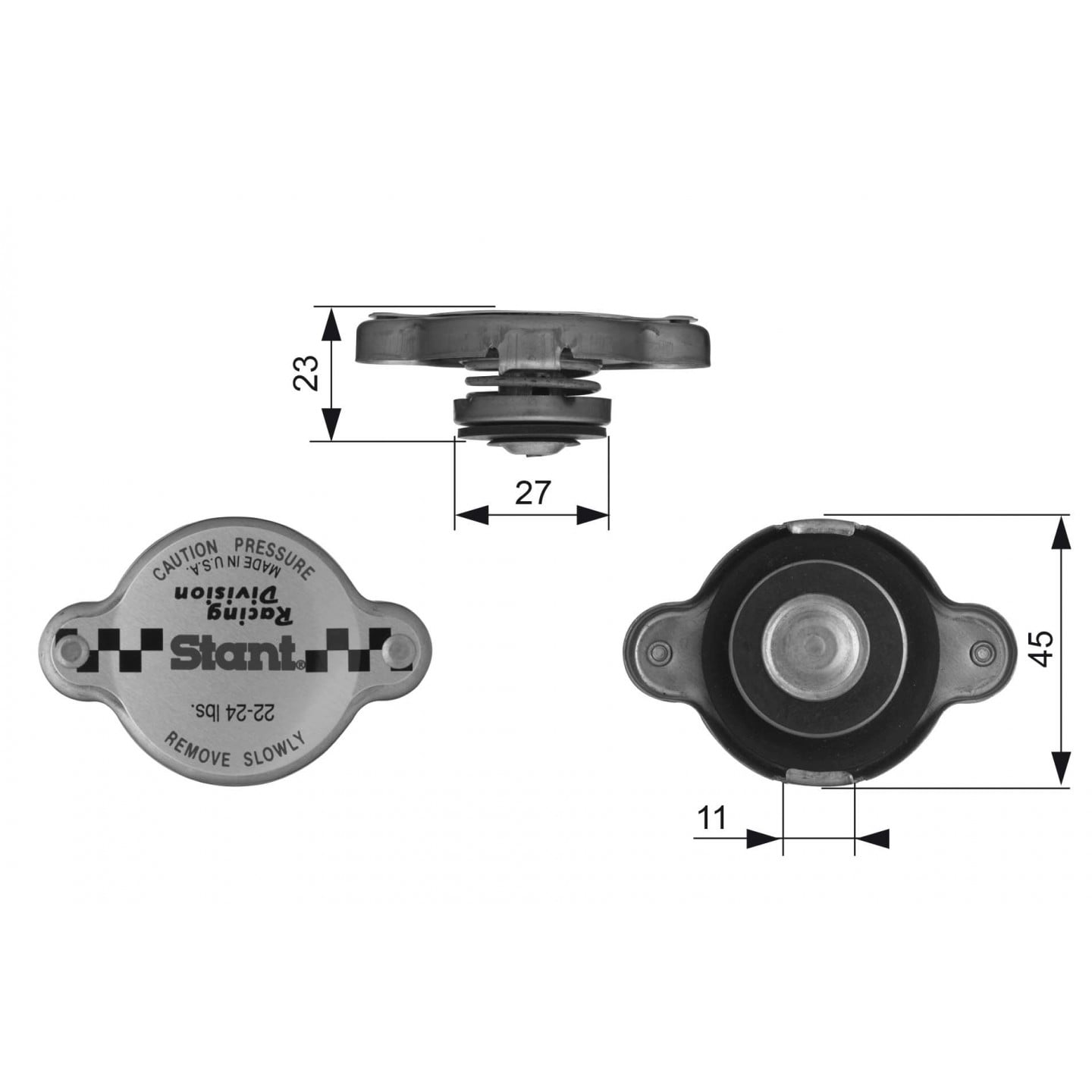 Radiateurdop GATES RC10362