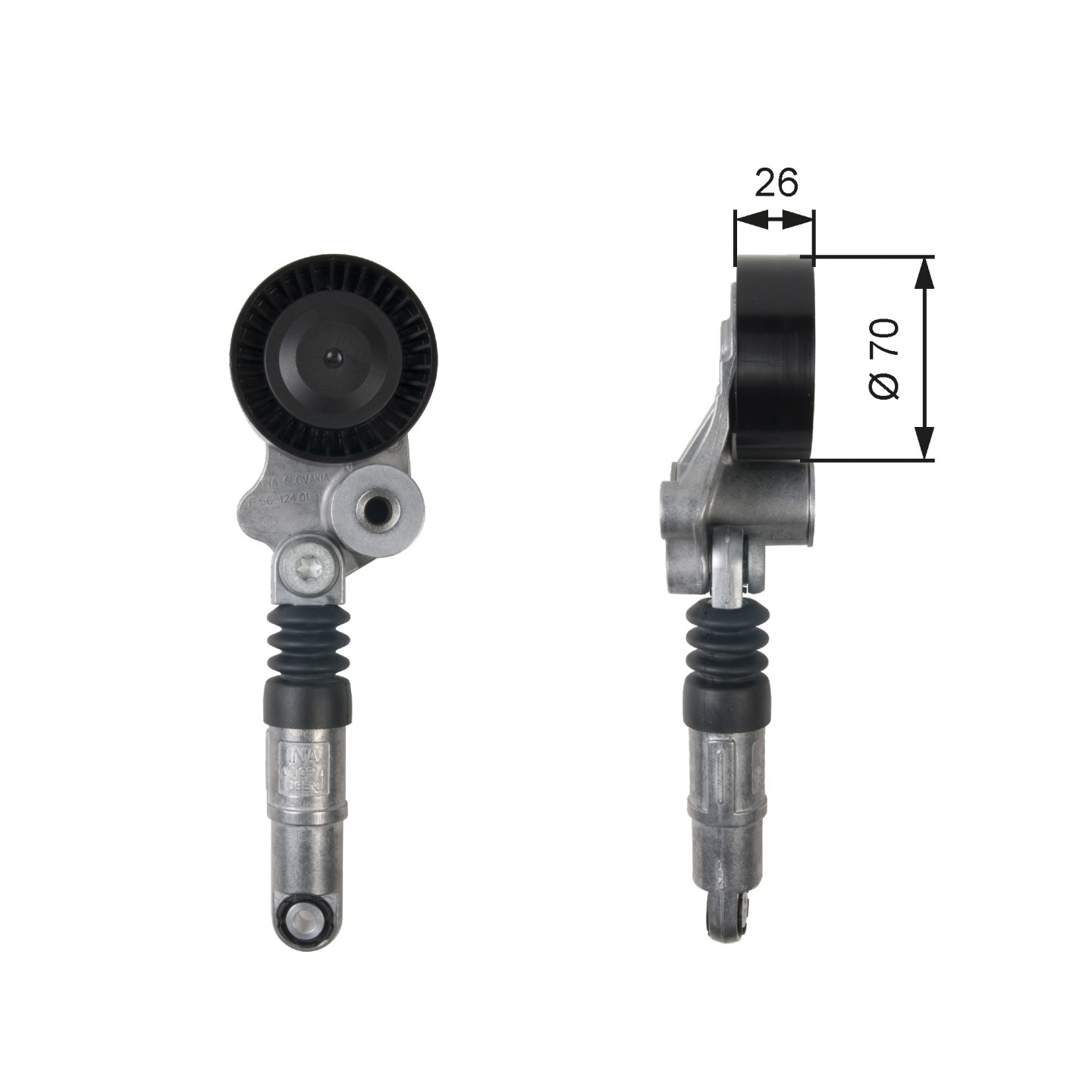 Strammehjul, kilerem GATES T39158