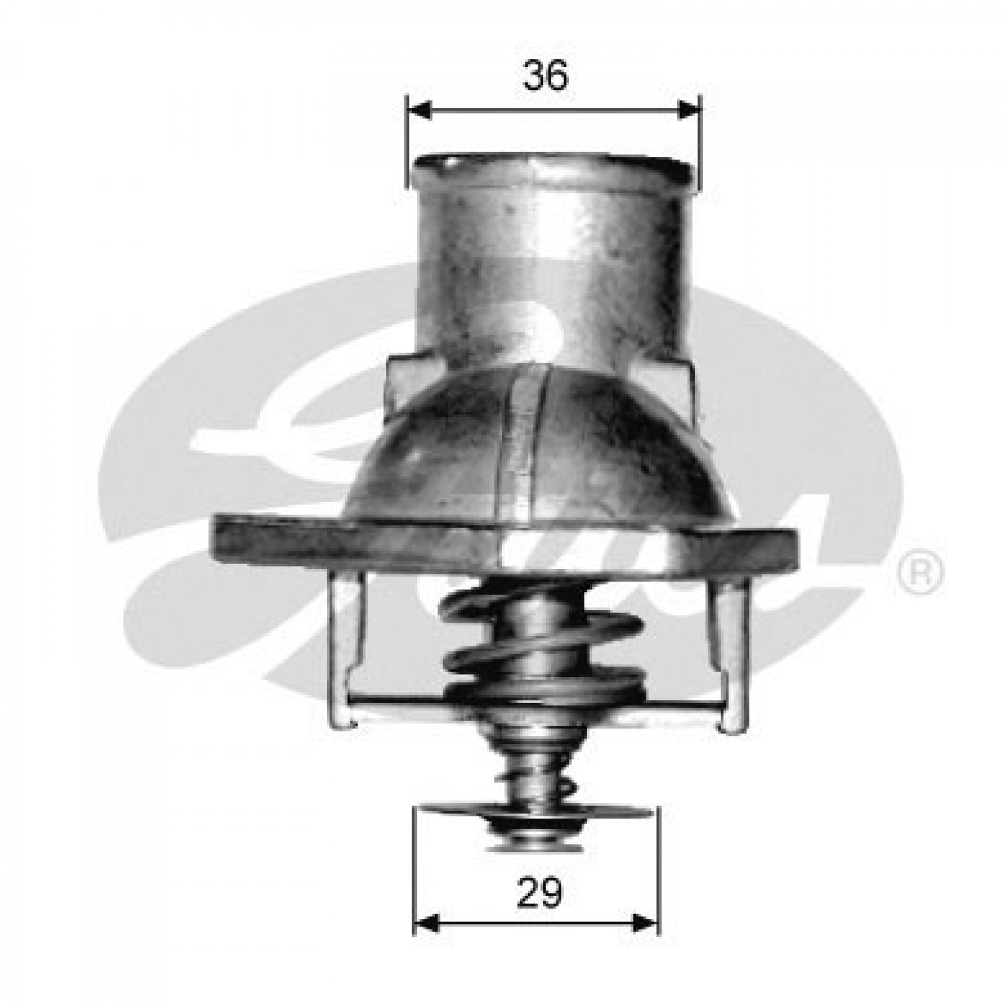 Termostat, chladivo GATES TH15192G1