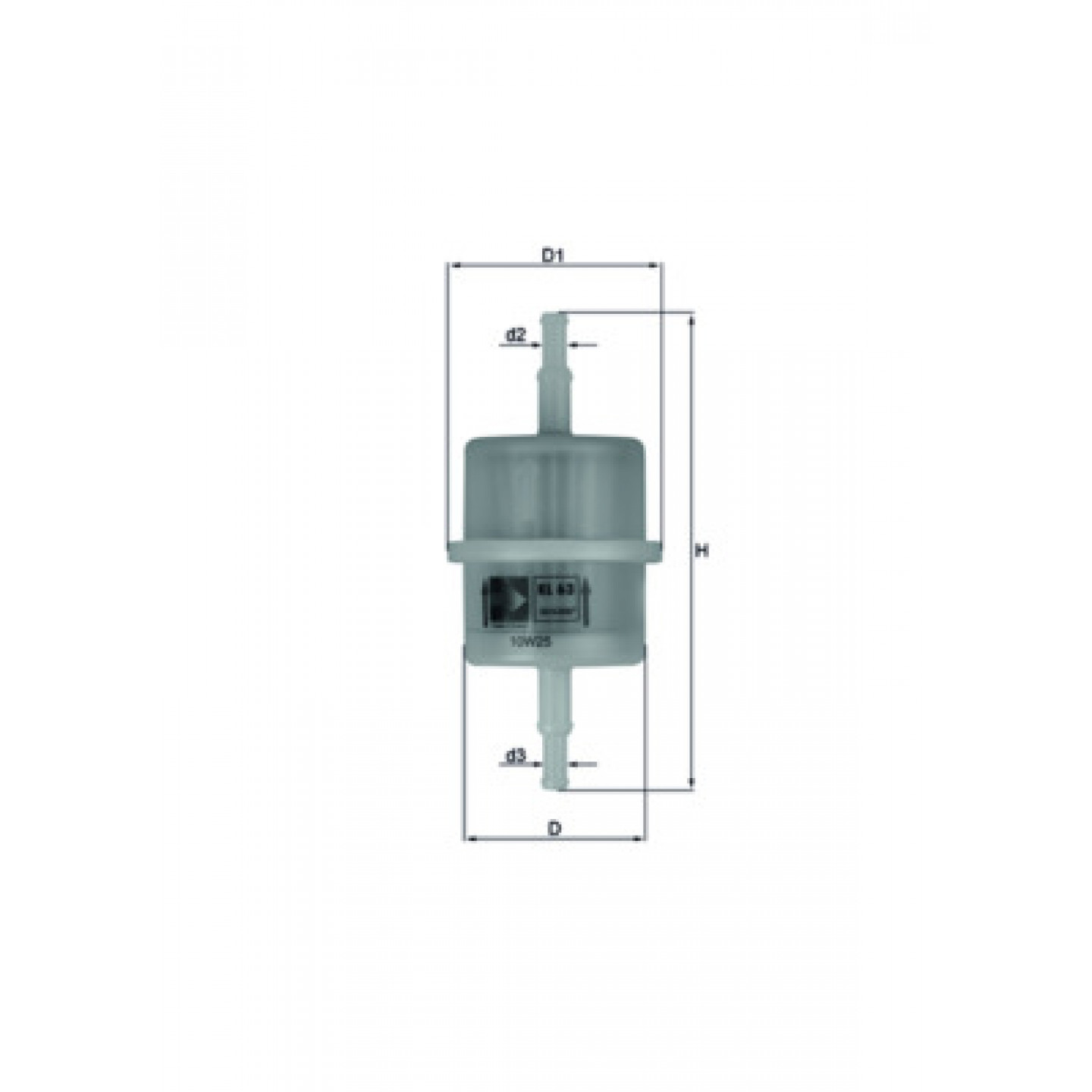 Kraftstofffilter KNECHT KL 63 OF