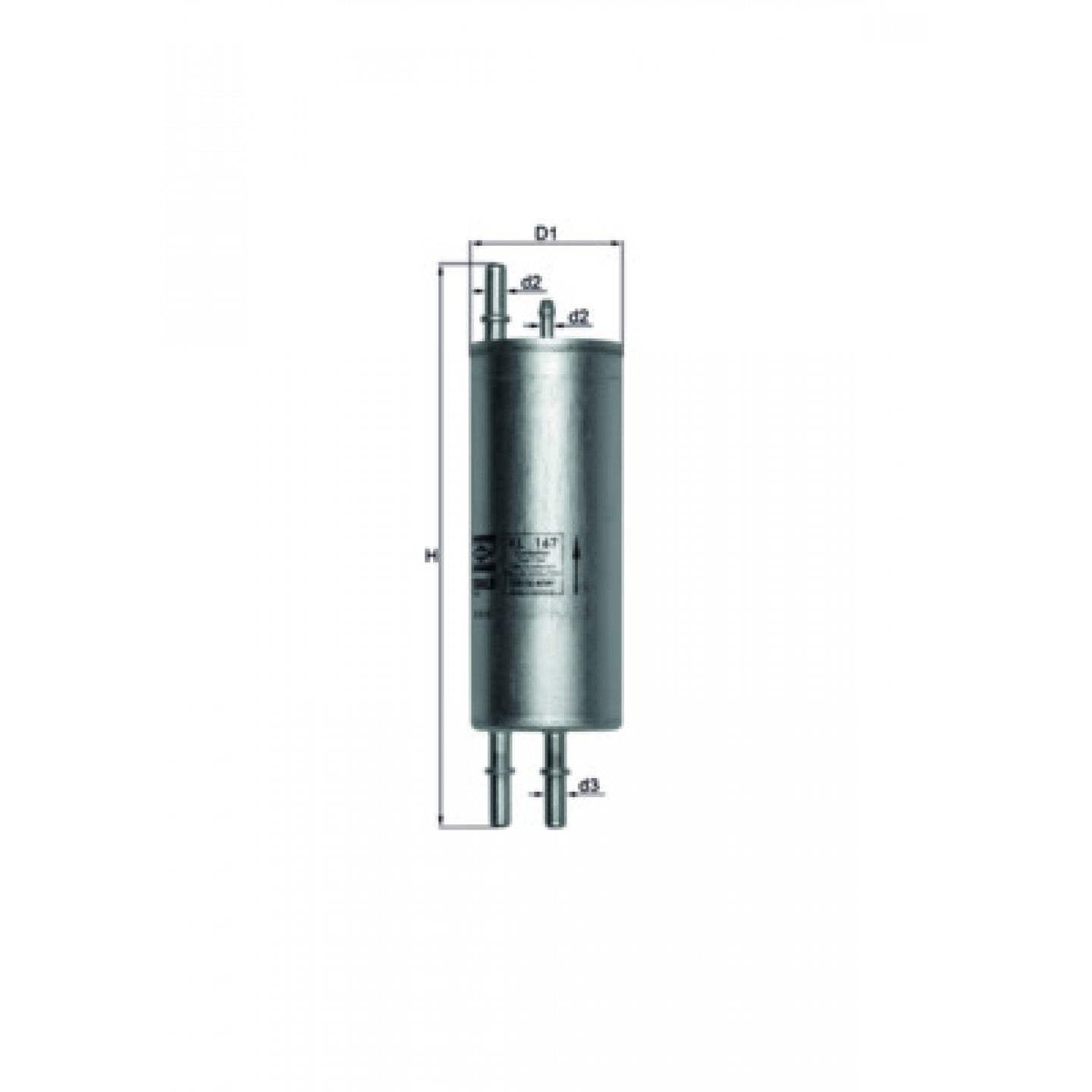 Filtro combustible KNECHT KL 167
