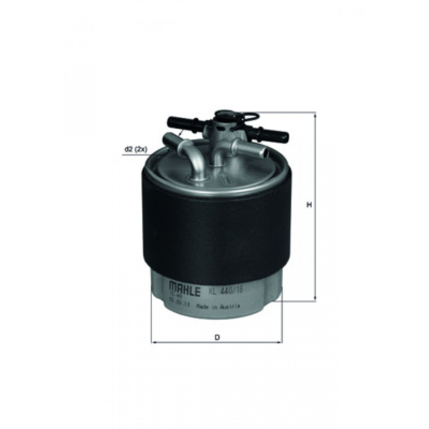 Filtro combustible KNECHT KL 440/18