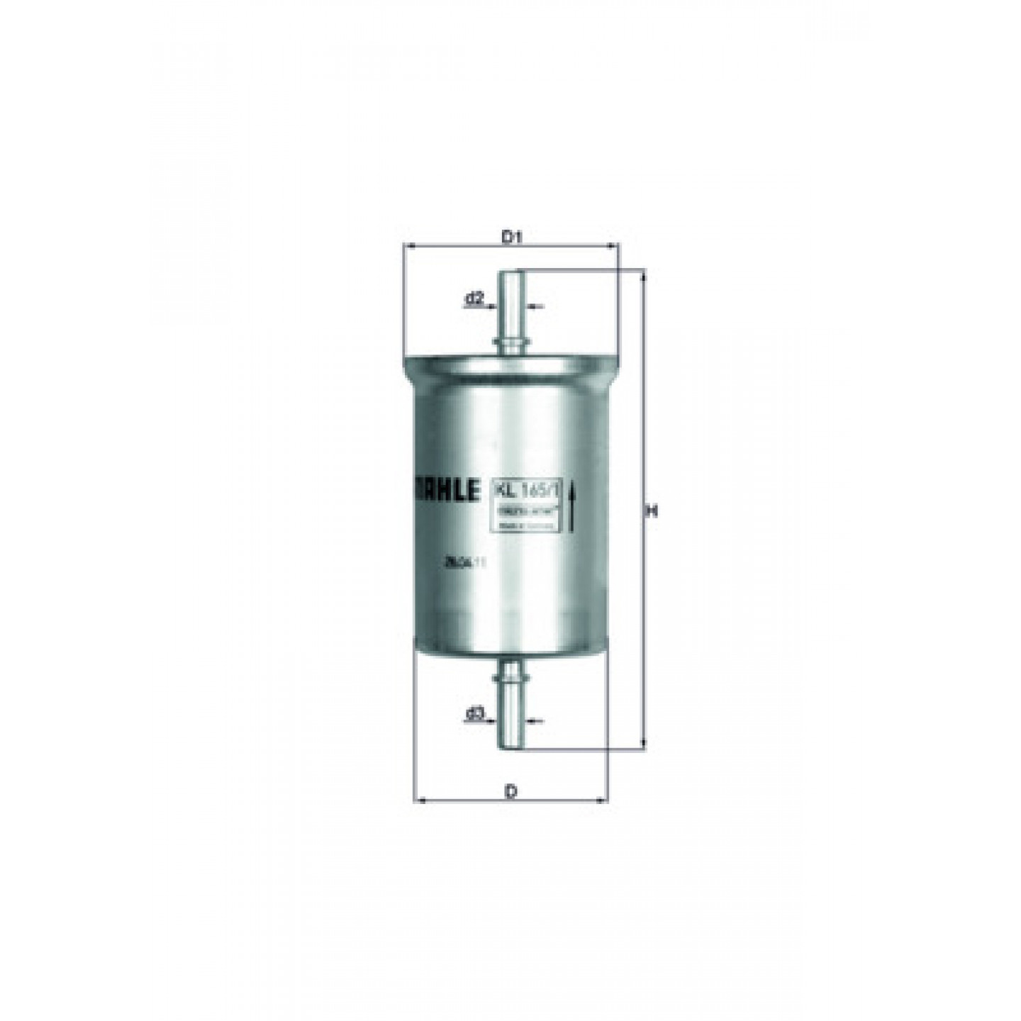 Filtro combustible KNECHT KL 165/1