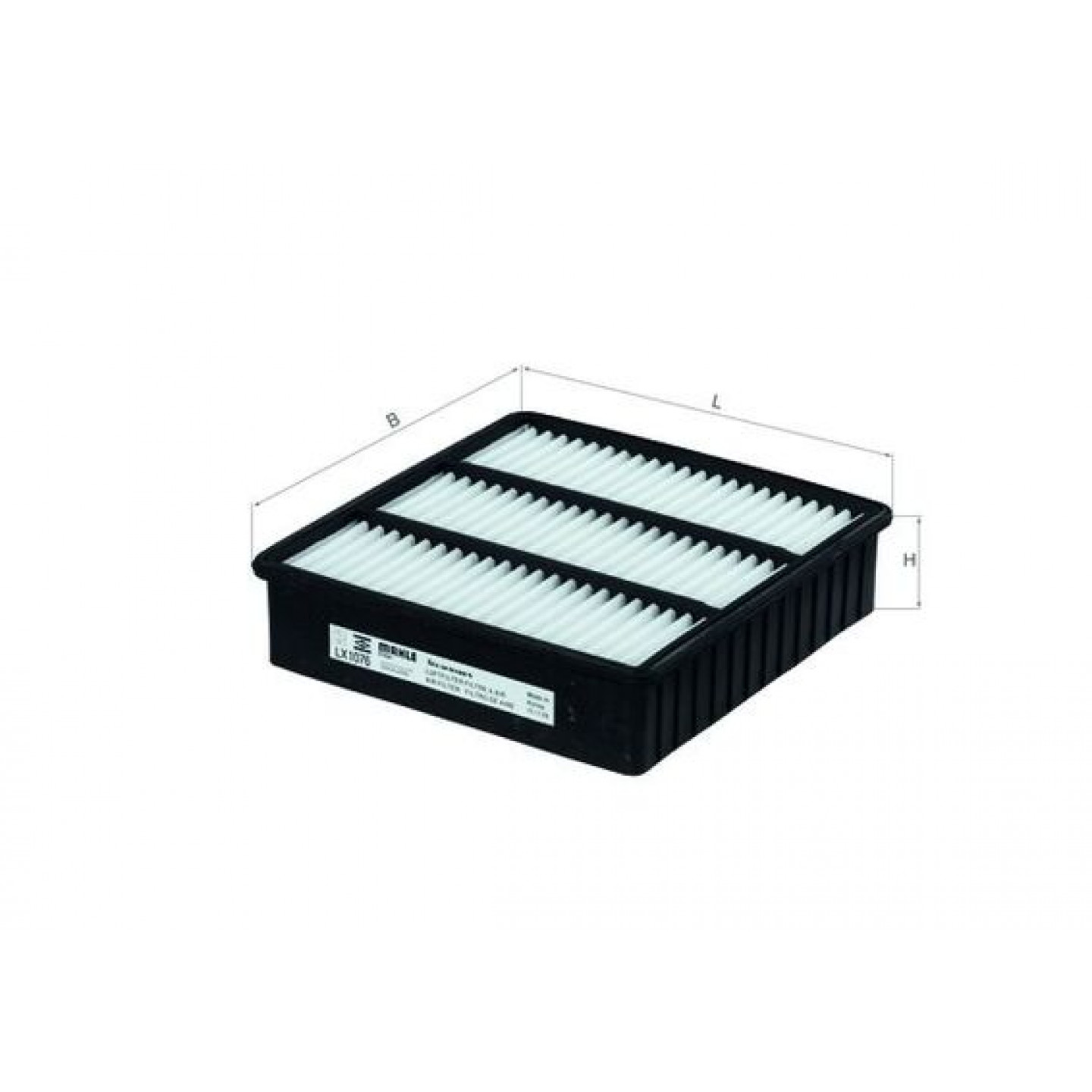 Vzduchový filtr KNECHT LX 1076