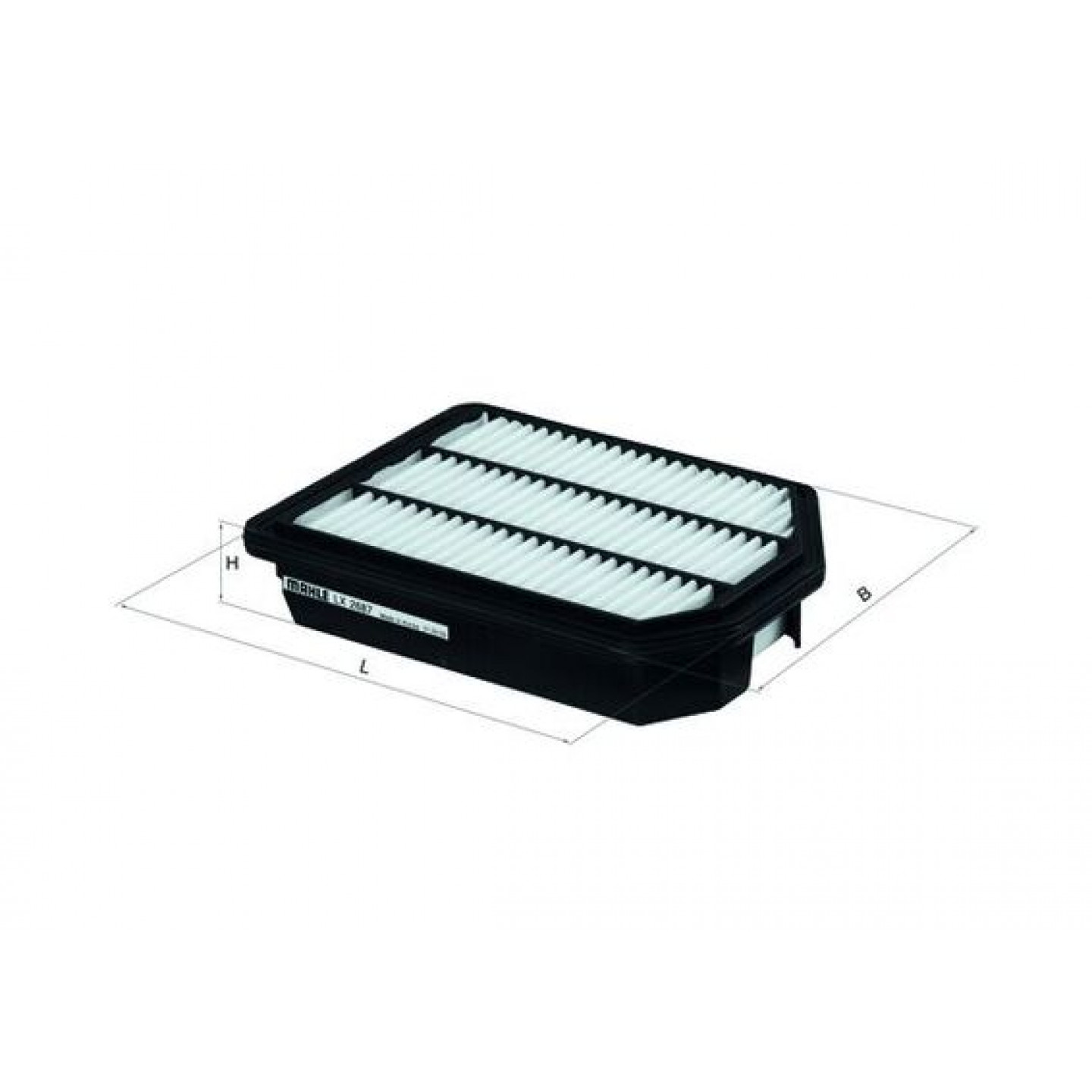Luchtfilter KNECHT LX 2687