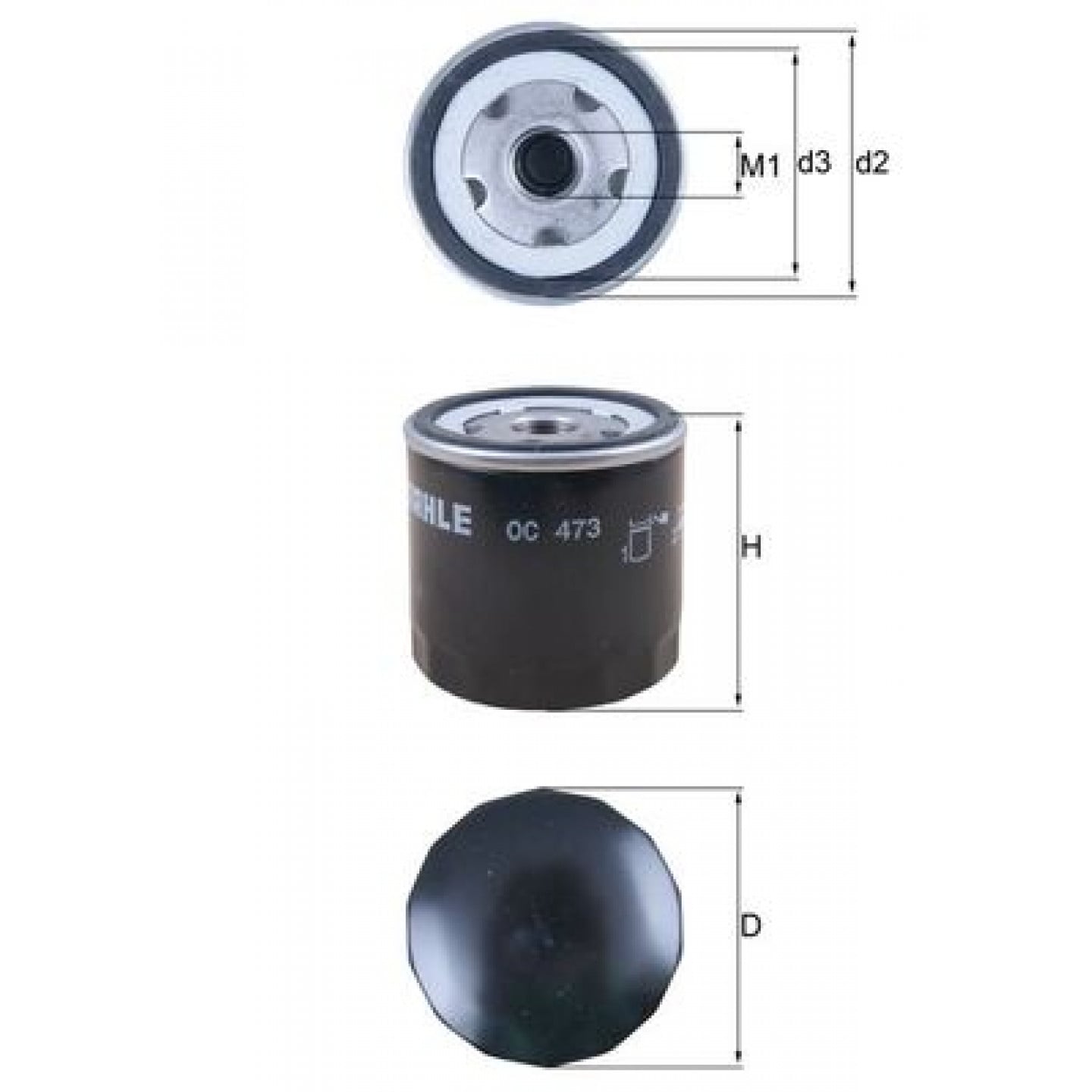 Filtro de aceite KNECHT OC 473