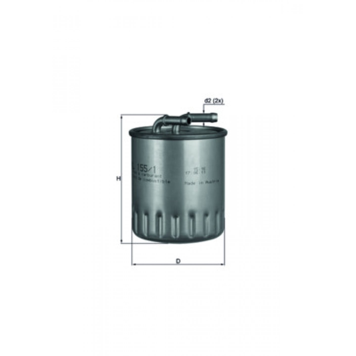 Filtro combustible KNECHT KL 155/1