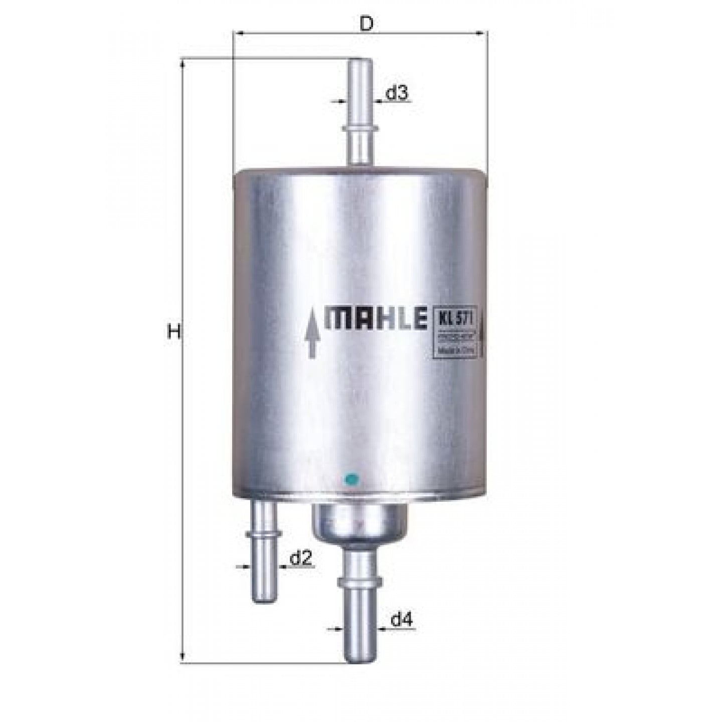 Filtro combustible KNECHT KL 571