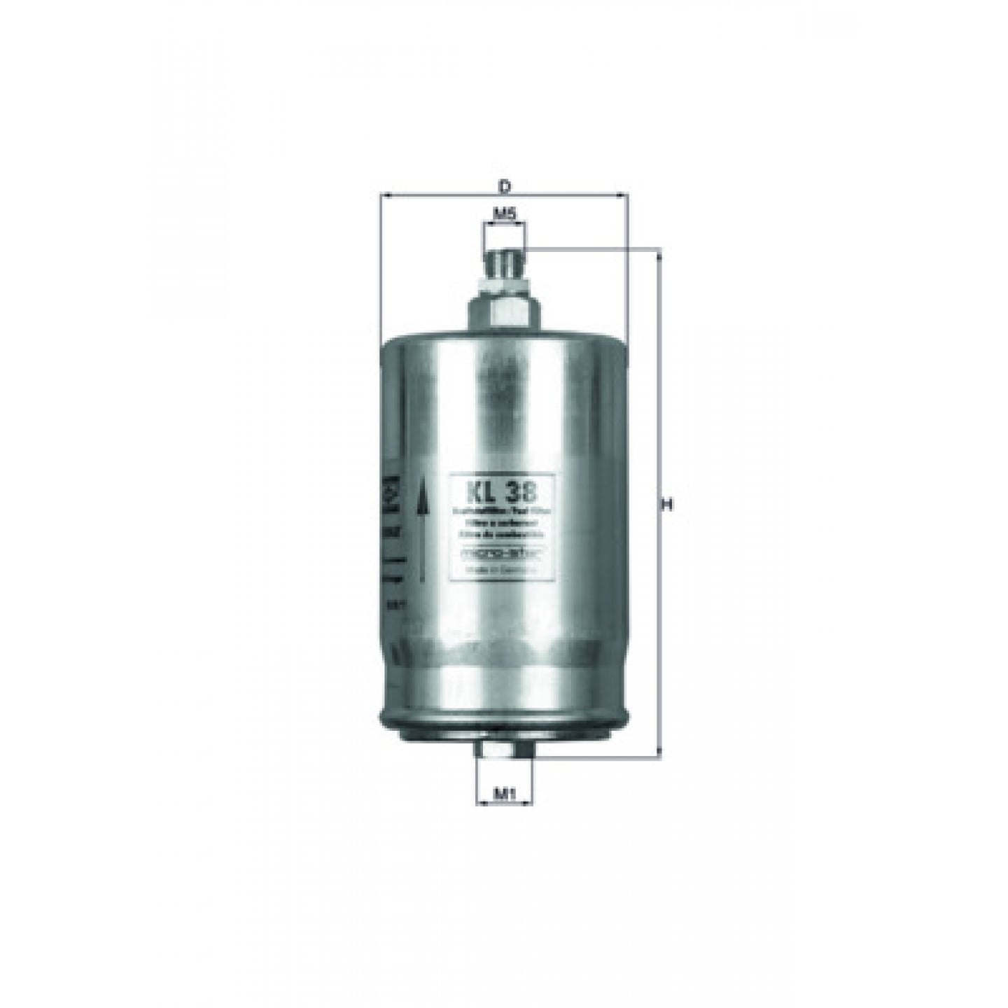 Filtro combustible KNECHT KL 38