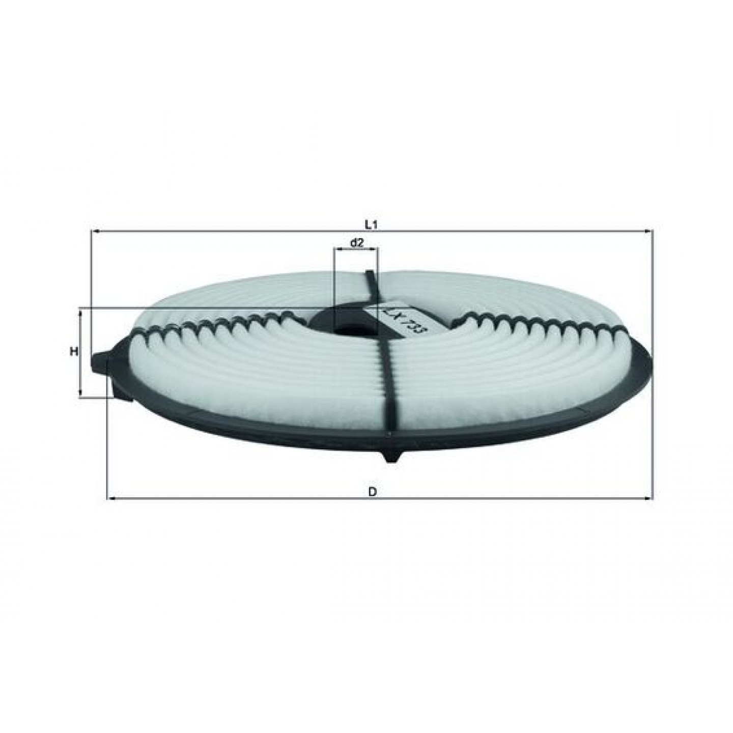 Luftfilter KNECHT LX 733