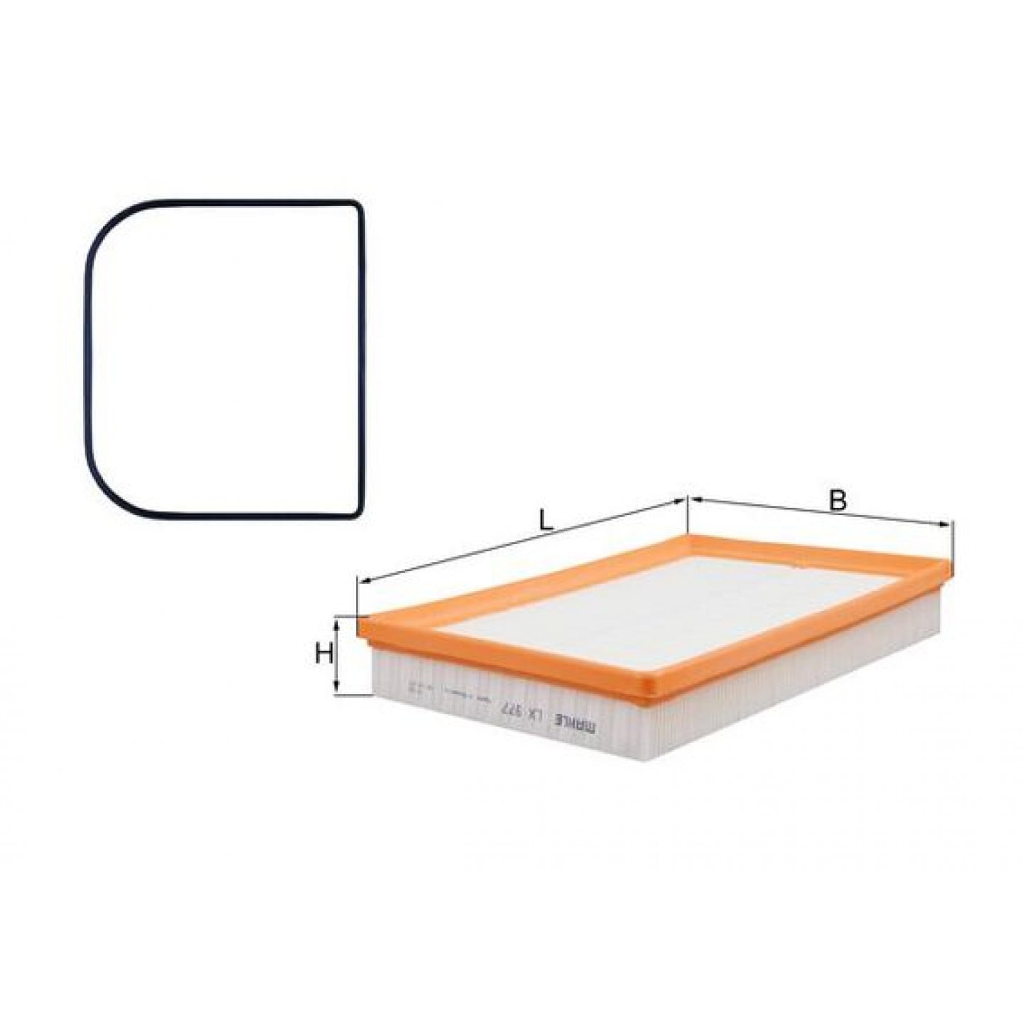 Luchtfilter KNECHT LX 977D
