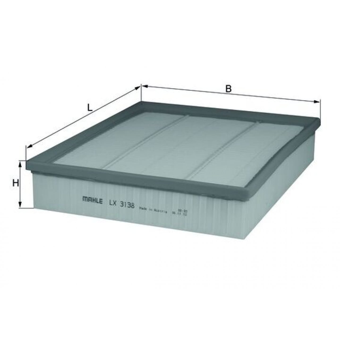 Vzduchový filtr KNECHT LX 3138