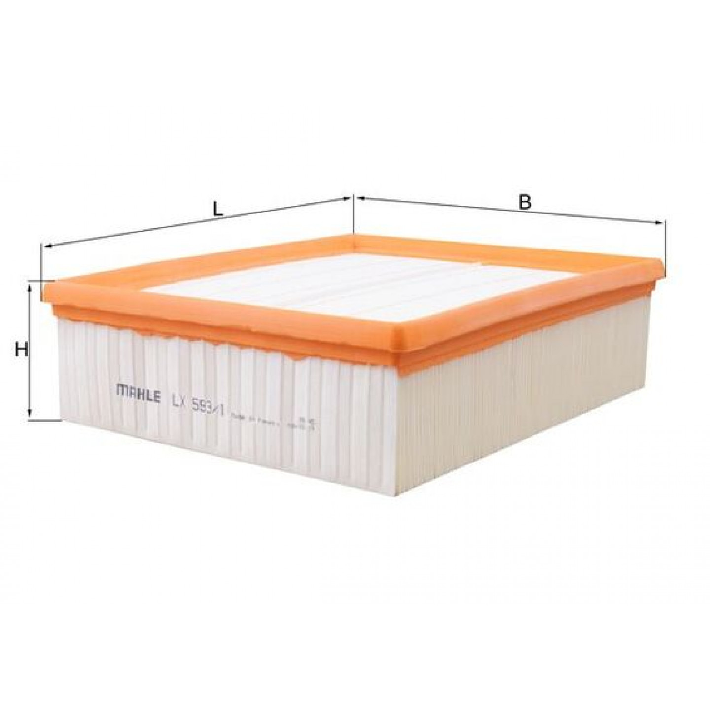 Luftfilter KNECHT LX 593/1
