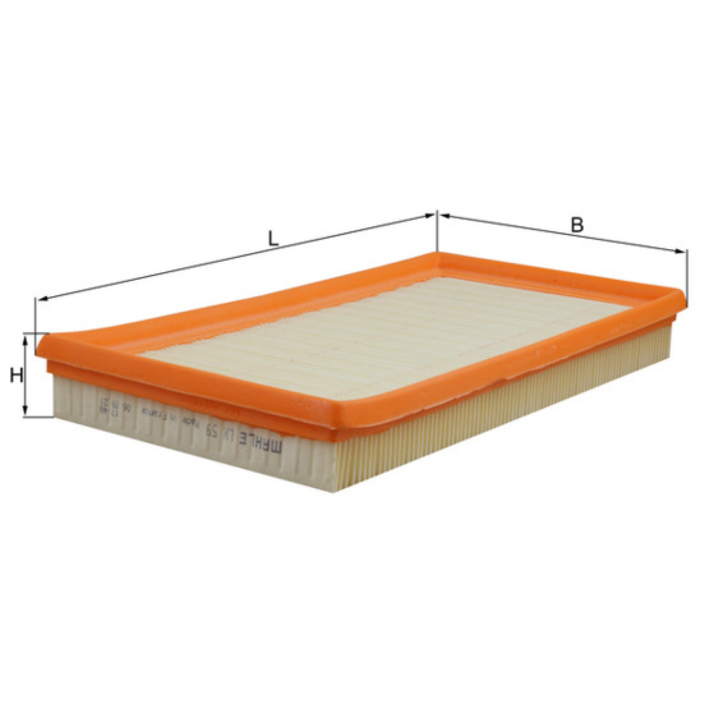 Luchtfilter KNECHT LX 59
