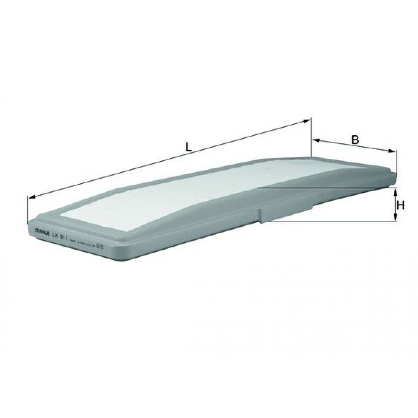 Luchtfilter KNECHT LX 311