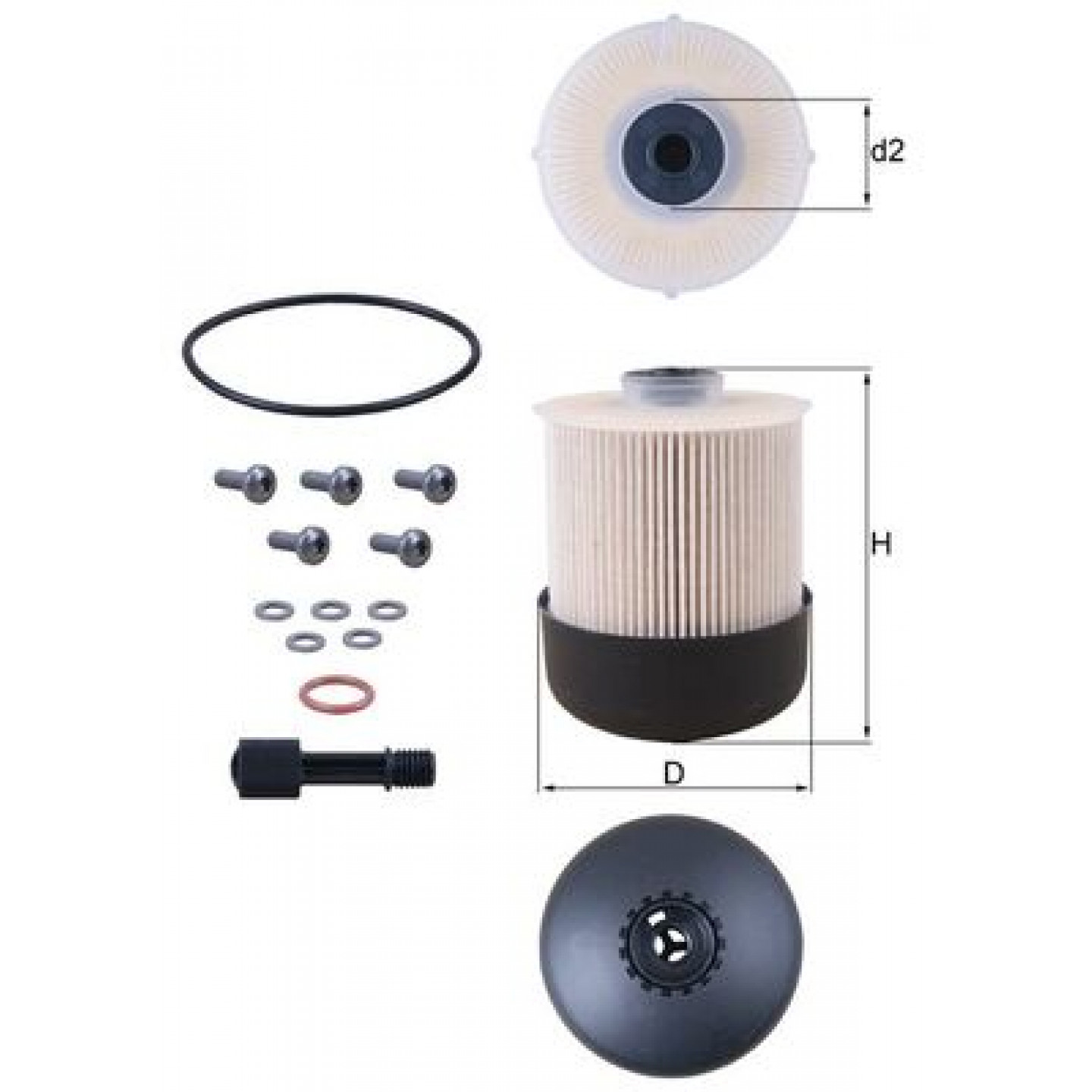 Filtro combustible KNECHT KX 338/26D