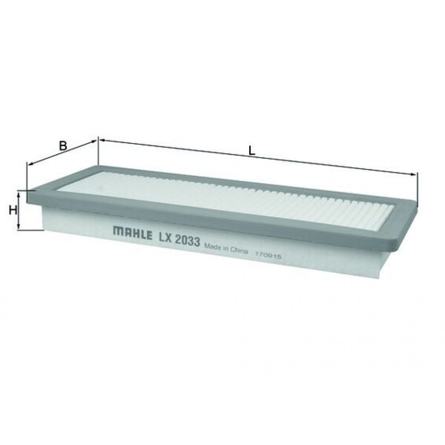 Luchtfilter KNECHT LX 2033