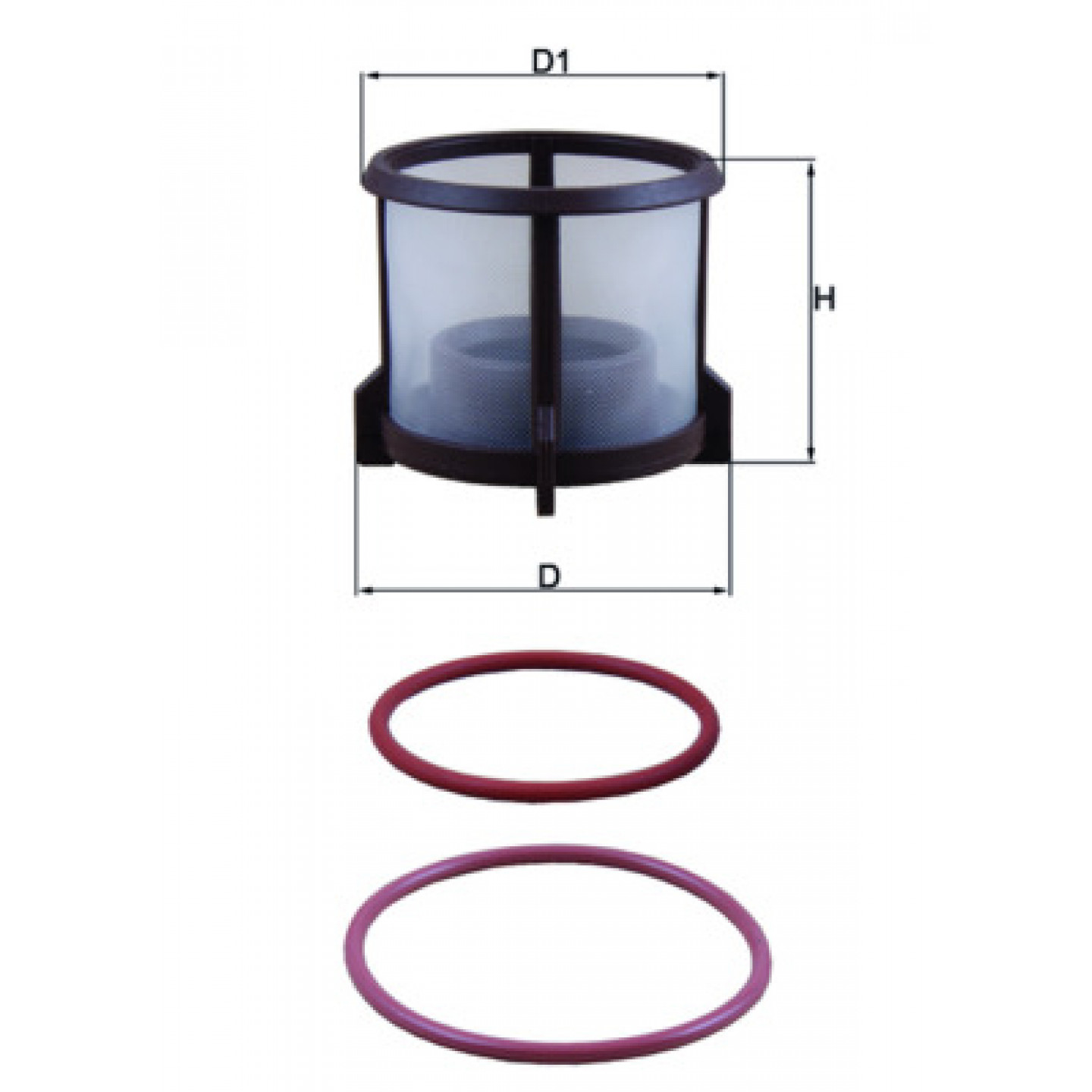 Filtr paliwa KNECHT KX 72D2