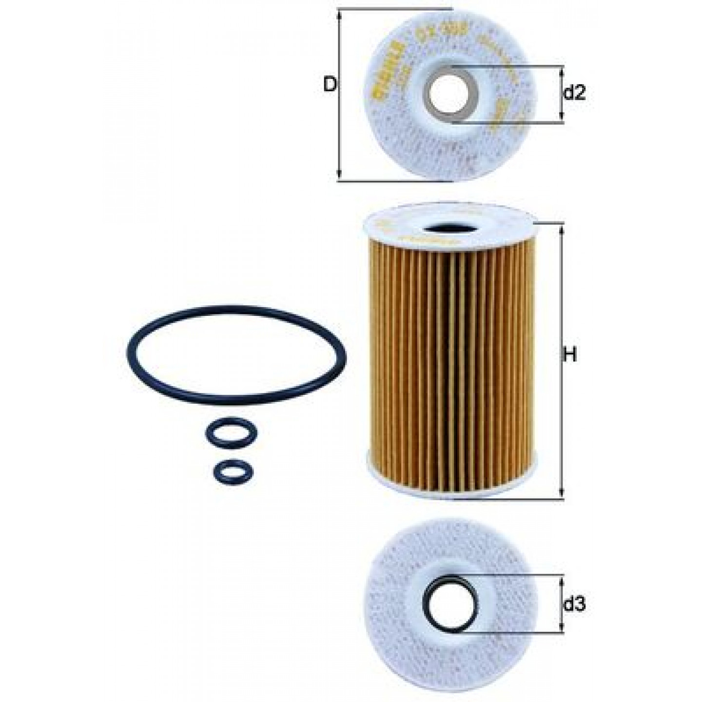Filtro de aceite KNECHT OX 388D