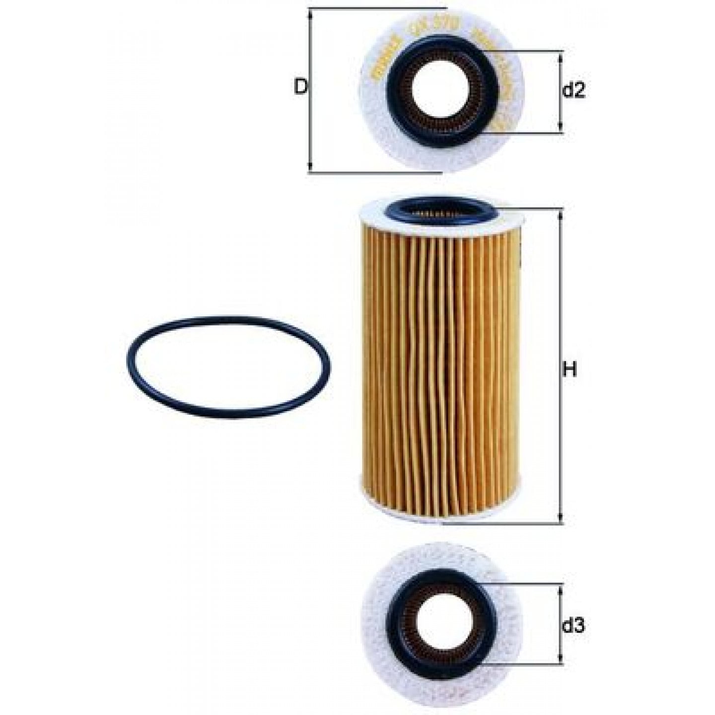 Filtro de aceite KNECHT OX 370D