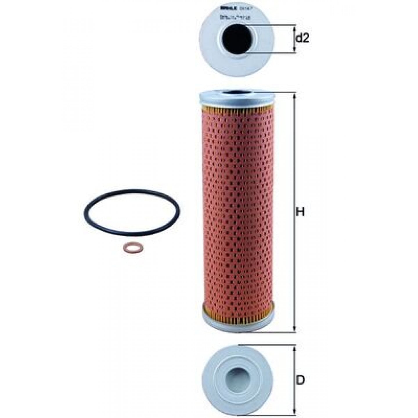 Oliefilter KNECHT OX 147D