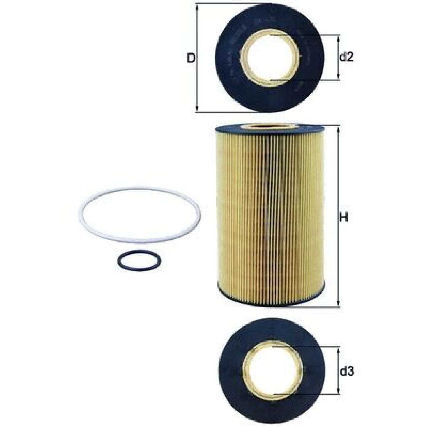 Filtre à huile KNECHT OX 435D