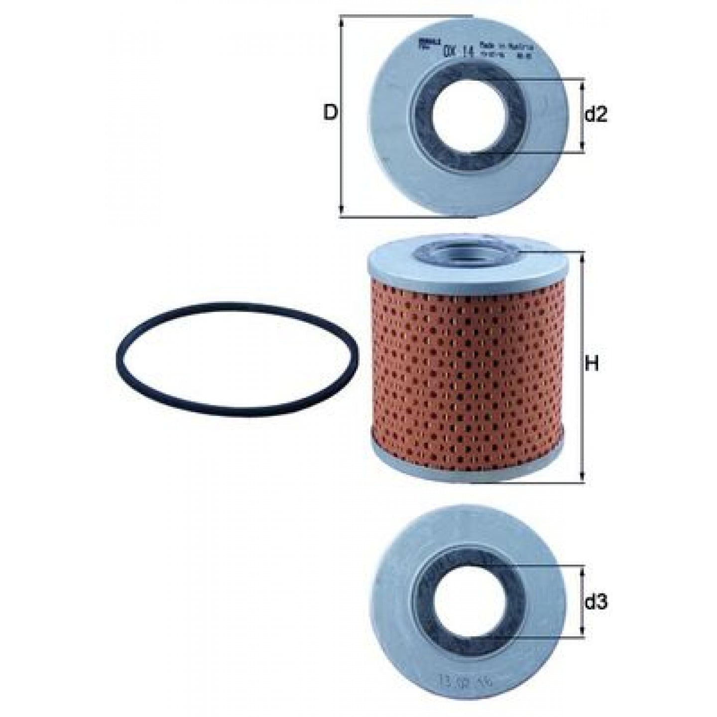 Filtre à huile KNECHT OX 14D