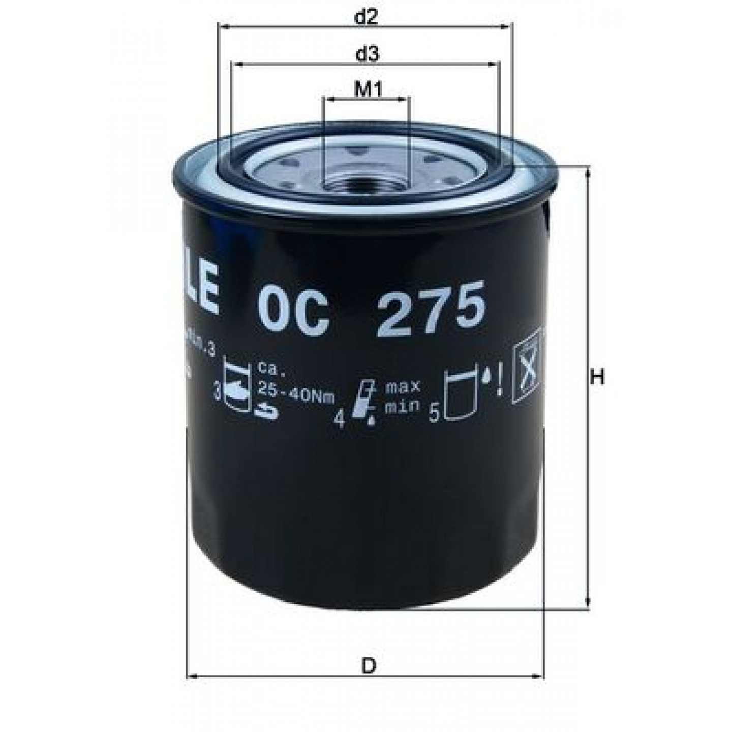 Oliefilter KNECHT OC 275