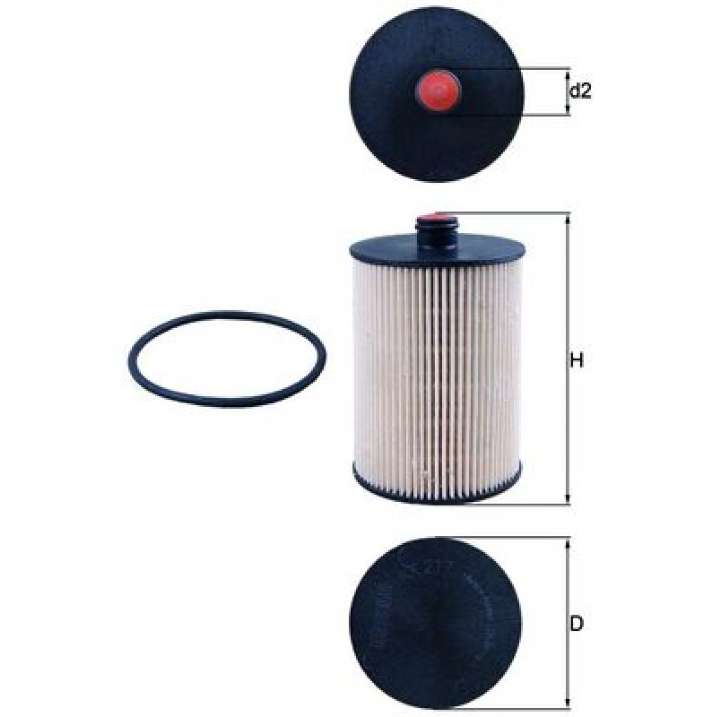 Filtro combustible KNECHT KX 217D