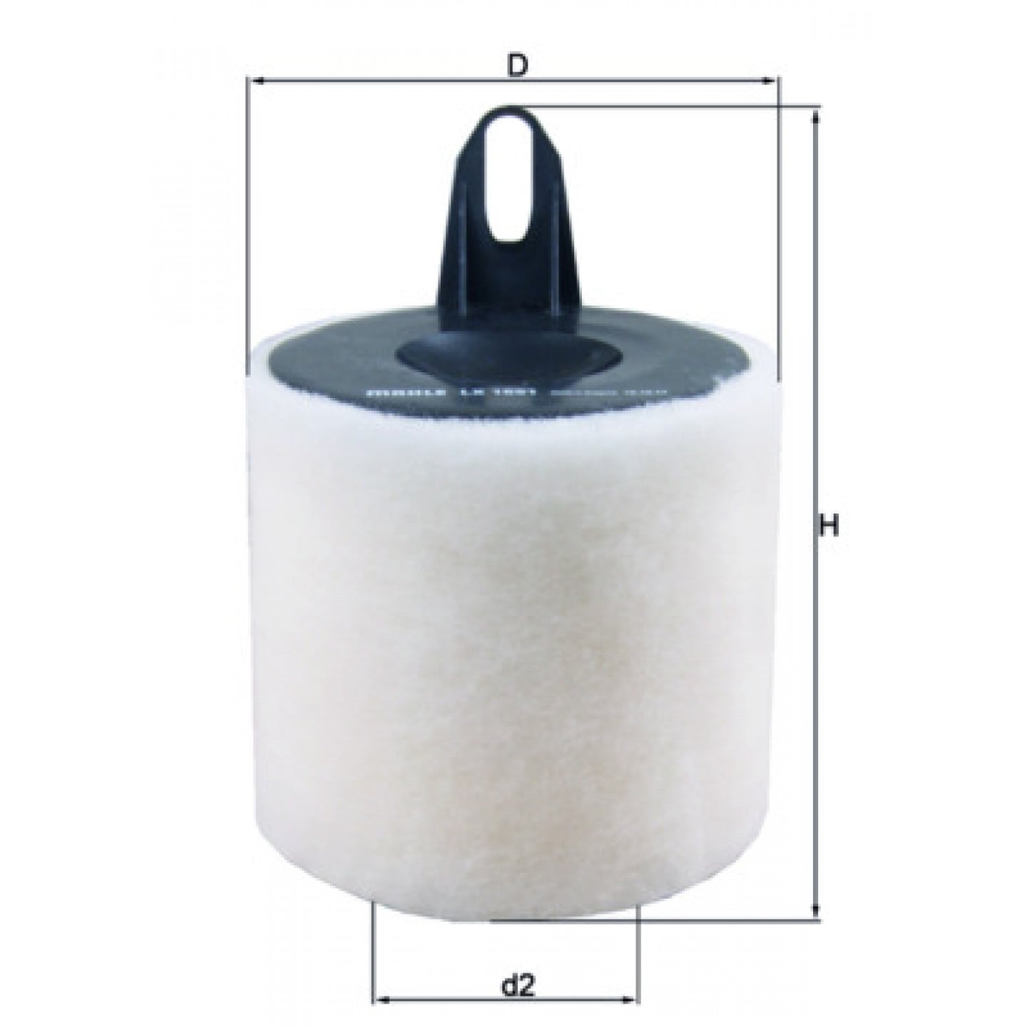 Luchtfilter KNECHT LX 1651