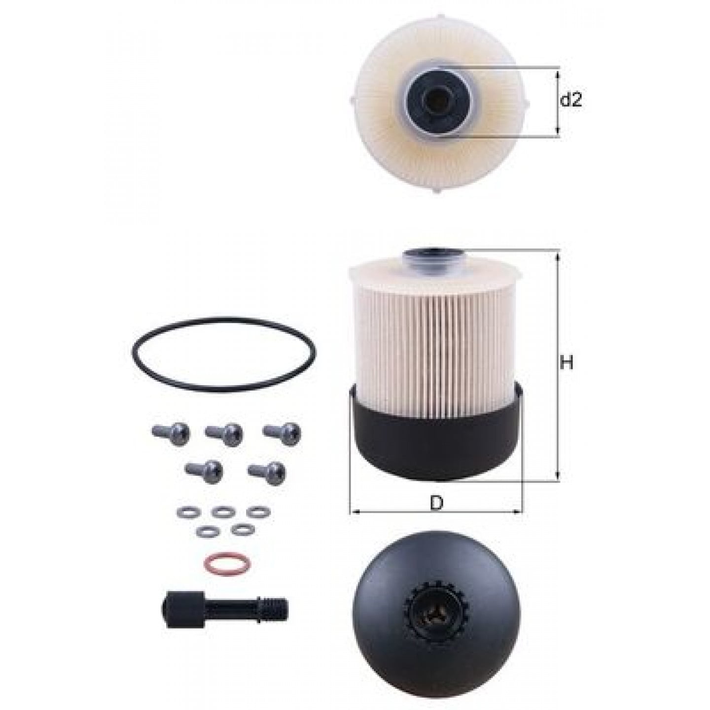 Filtro combustible KNECHT KX 338/28D