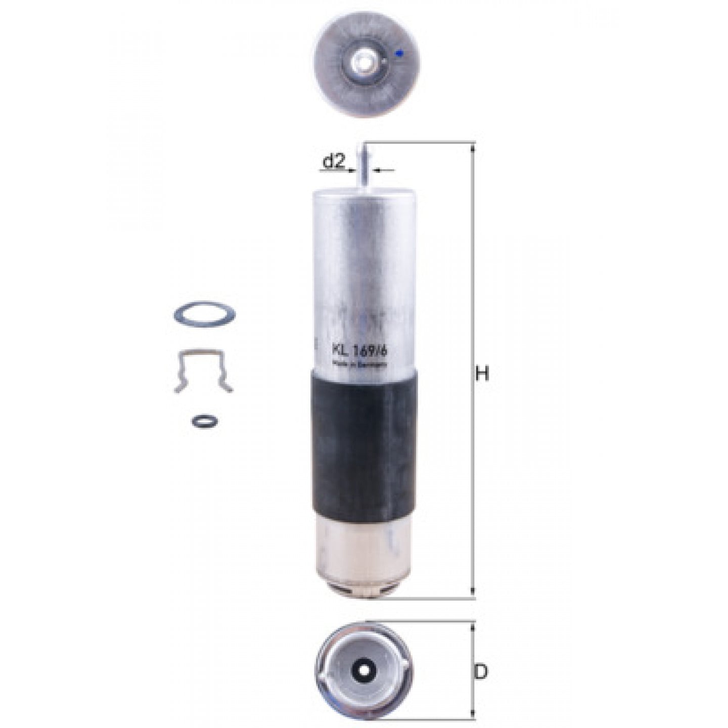 Filtro combustible KNECHT KL 169/6D
