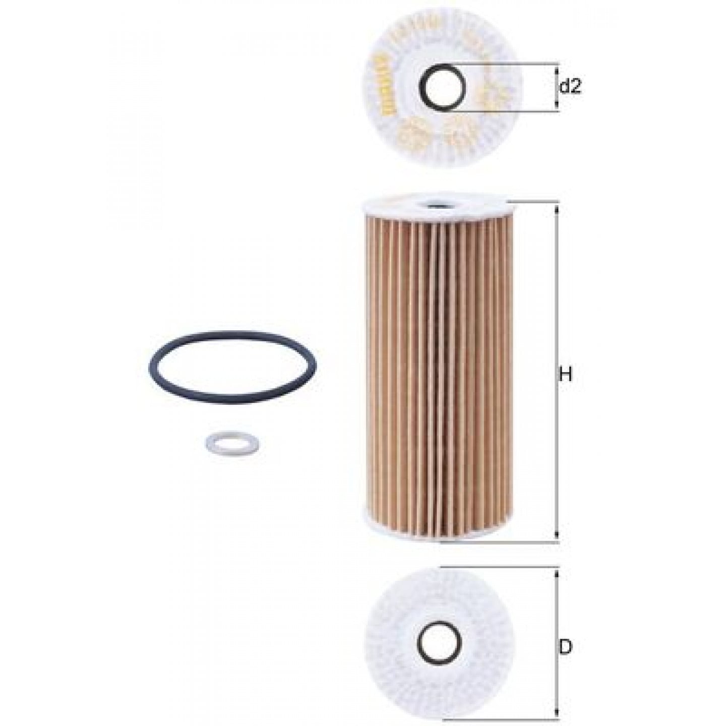 Filtre à huile KNECHT OX 1048D