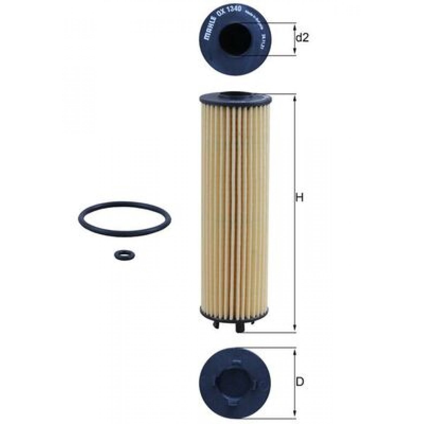 Filtre à huile KNECHT OX 1340D