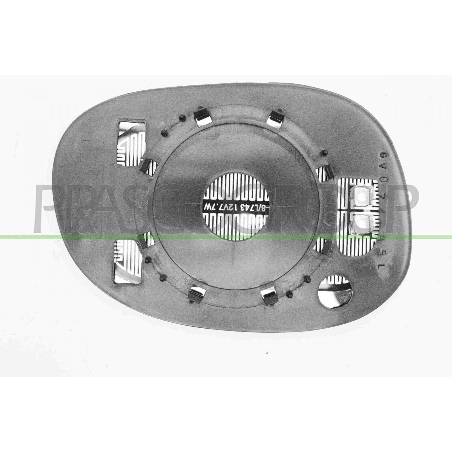 Spejlglas, udvendig spejl PRASCO CI3047515