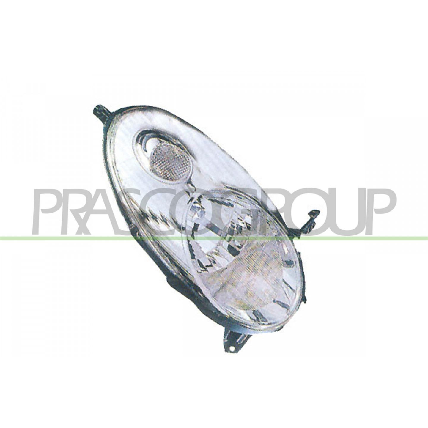 Prasco DS8148606 Elementi Di Funzionamento - Componente Auto Cromato Per Montaggio 1049641