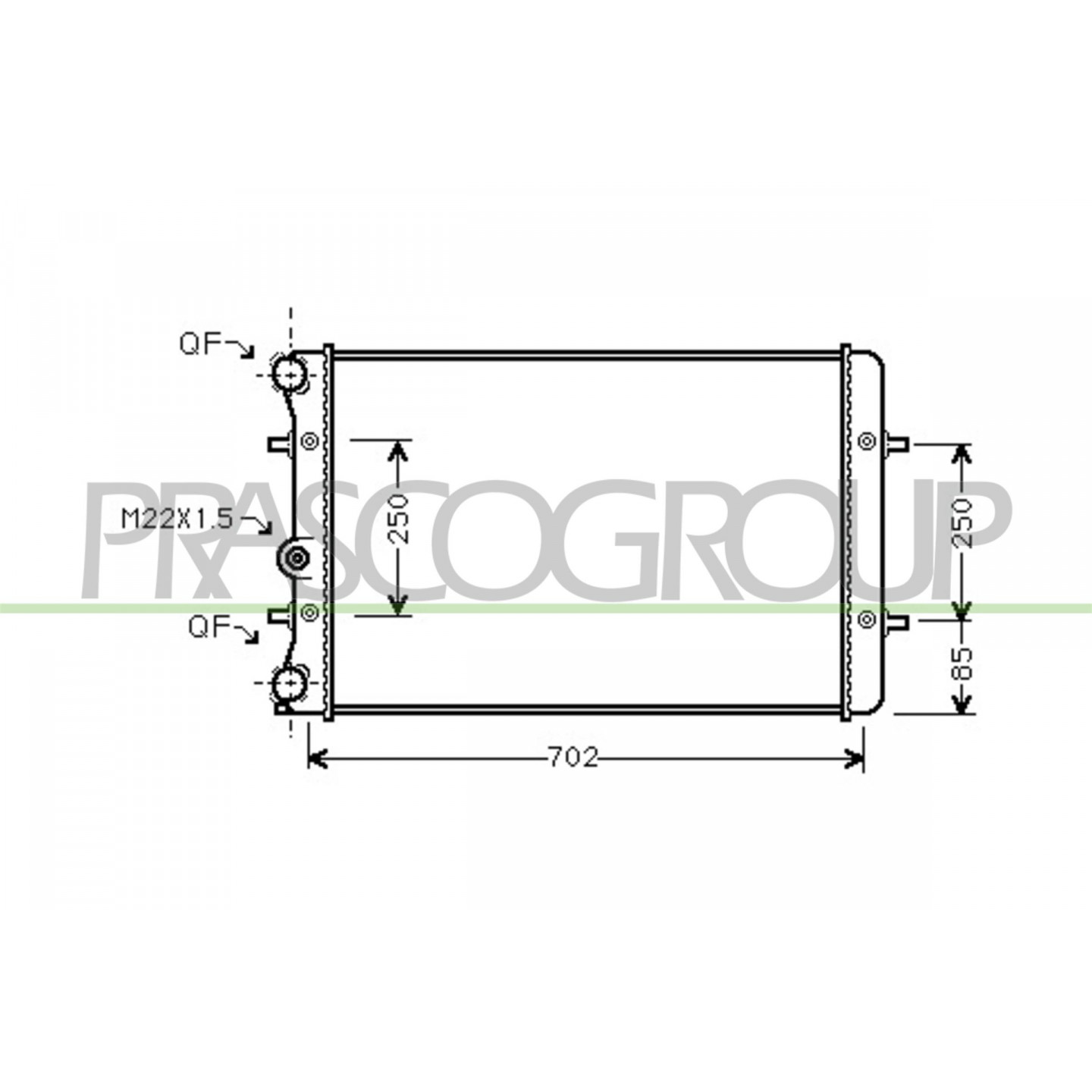 Prasco Radiateur, Refroidissement Du Moteur Ad016r002