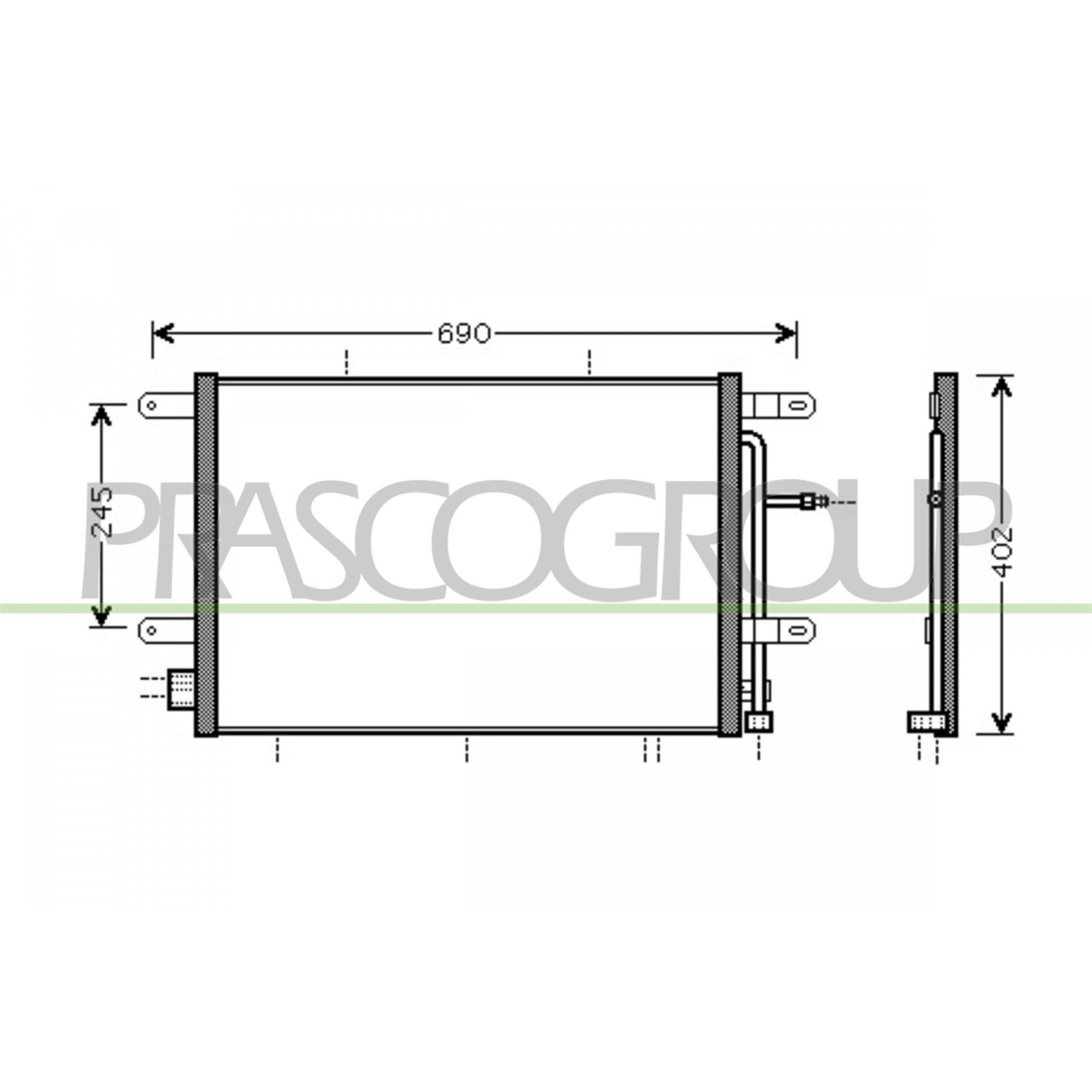 Prasco Condenseur, Climatisation Ad022c002