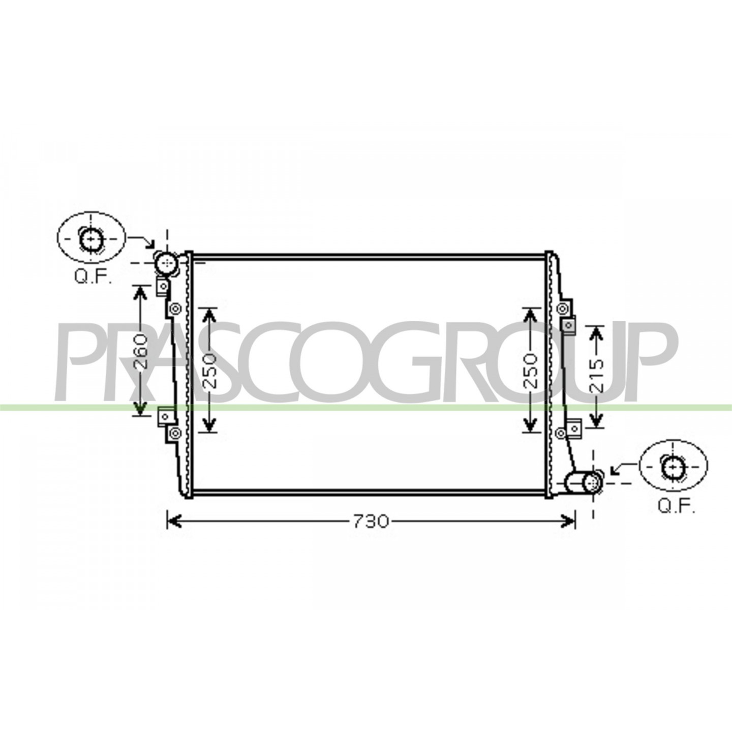 Prasco Radiateur, Refroidissement Du Moteur Ad320r006