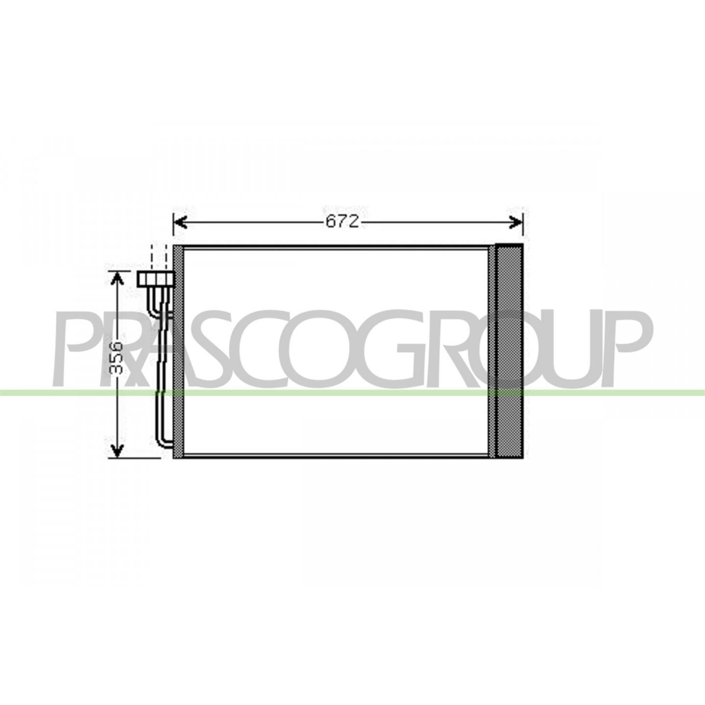 Prasco Condenseur, Climatisation Bm046c001