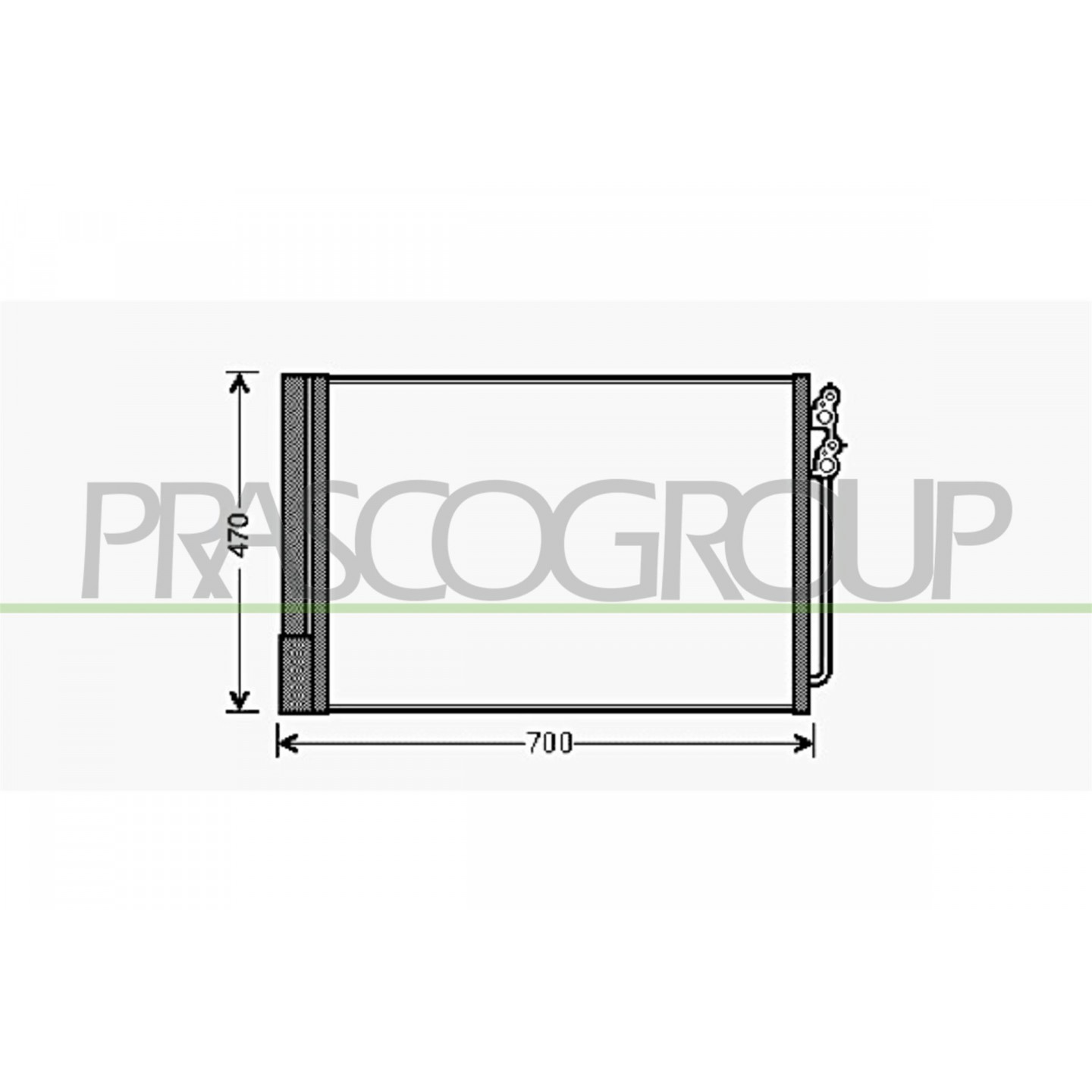 Prasco Condensatore, Climatizzatore Bm500c003