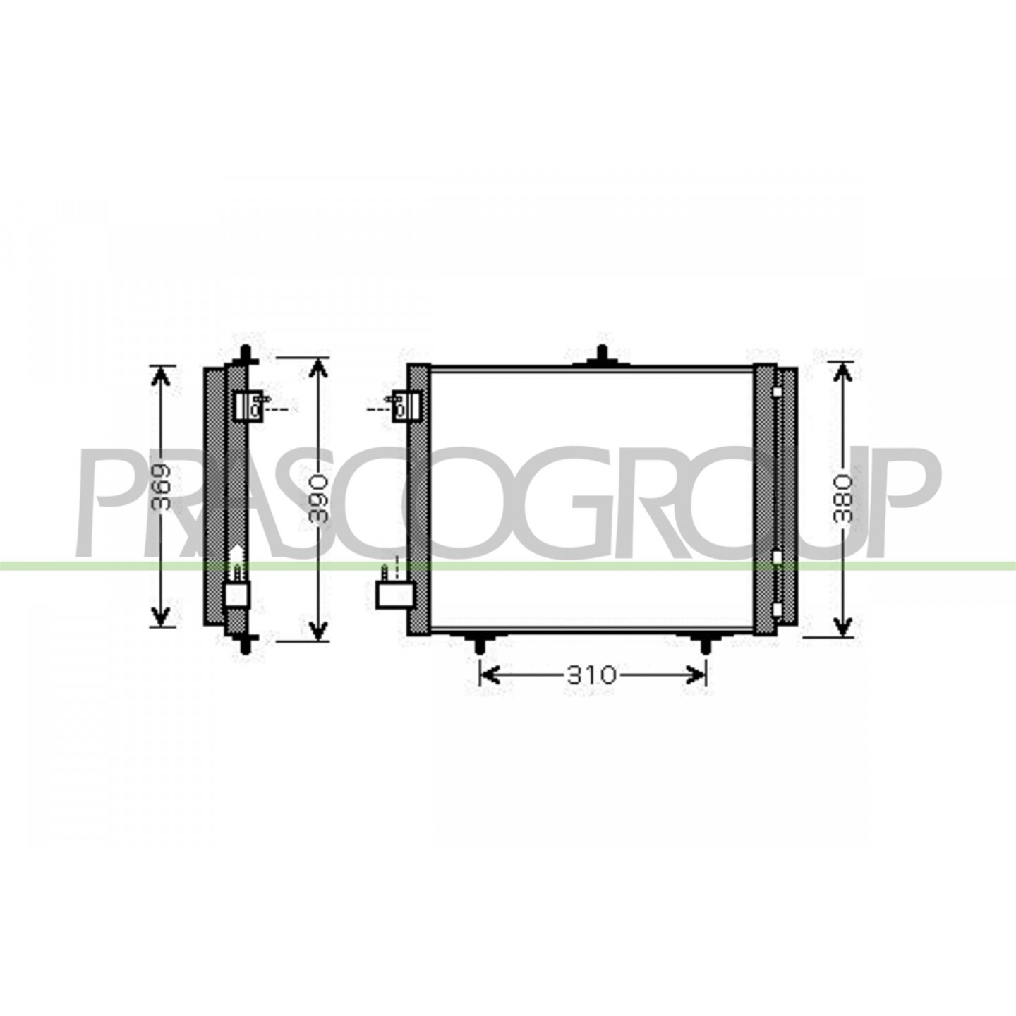 Prasco Condenseur, Climatisation Ci304c001