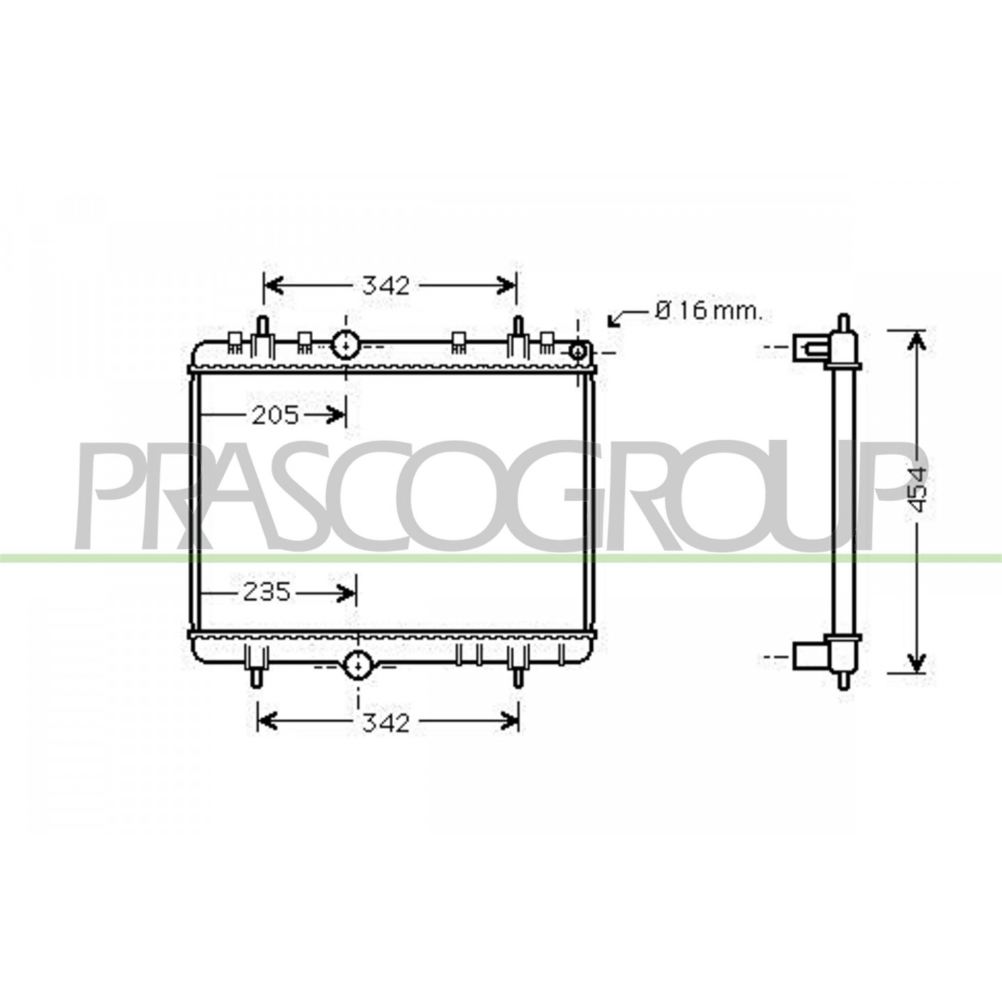 Prasco Radiateur Ci424r015
